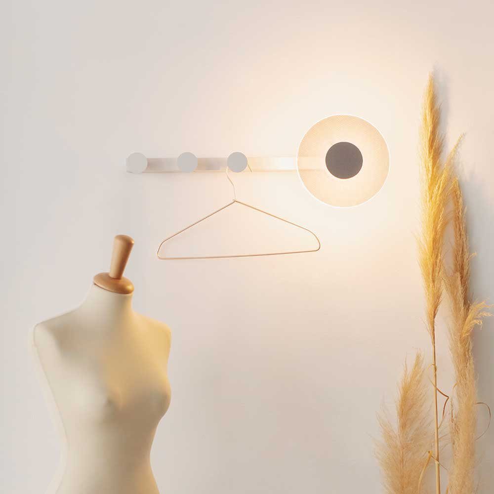 Mantra LED-Wandlampe Weiß Wandleuchte Venus
