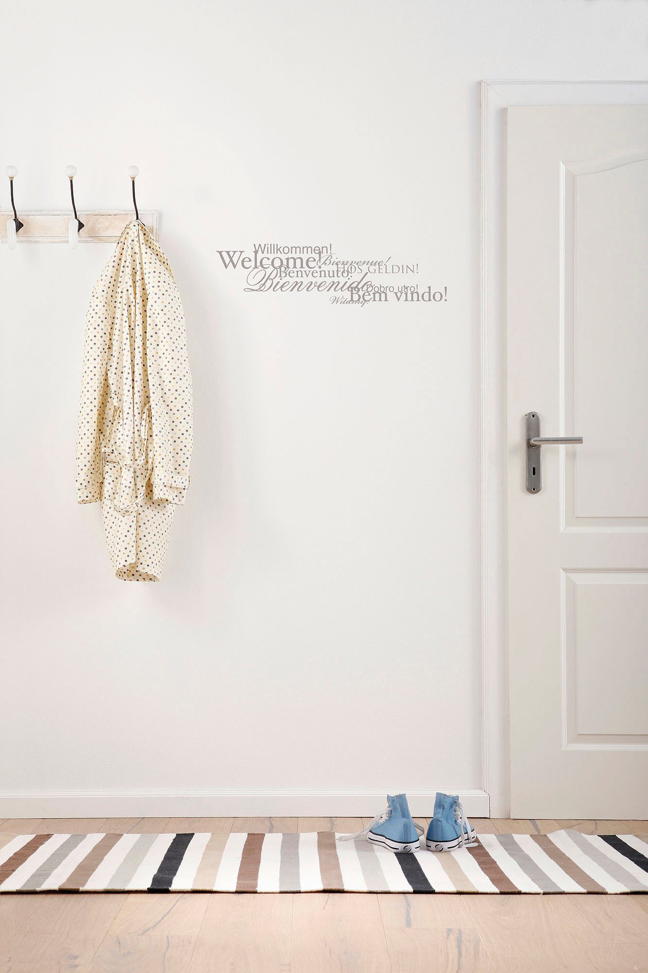 Komar Wandtattoo Welcome - Größe 50 x 70 cm (11 St), Künstler: Komar, selbstklebend, Wandsticker