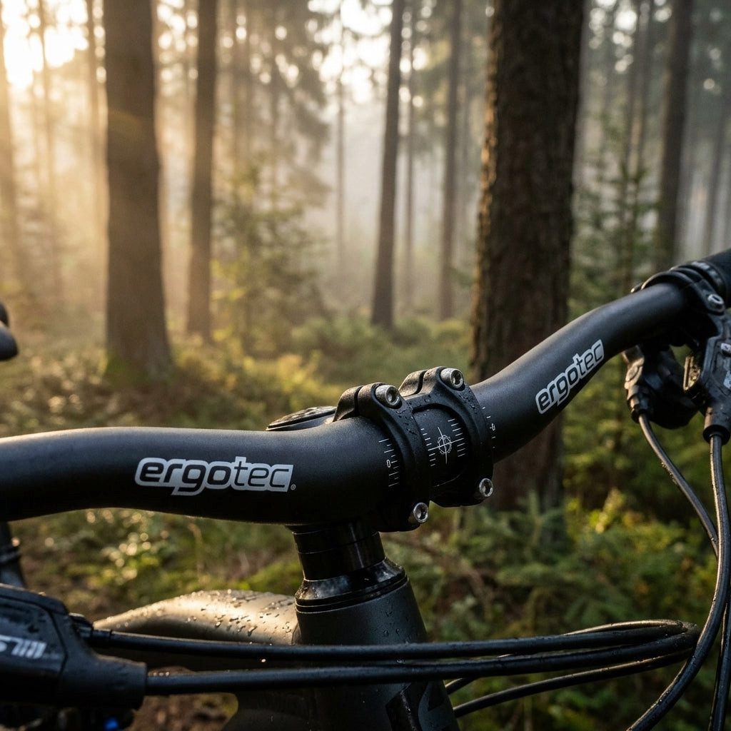 Ergotec Fahrradlenker Xtasy Lenker Low Riser Ø 25,4 mm 640 mm Rise 22 mm 10° schwarz