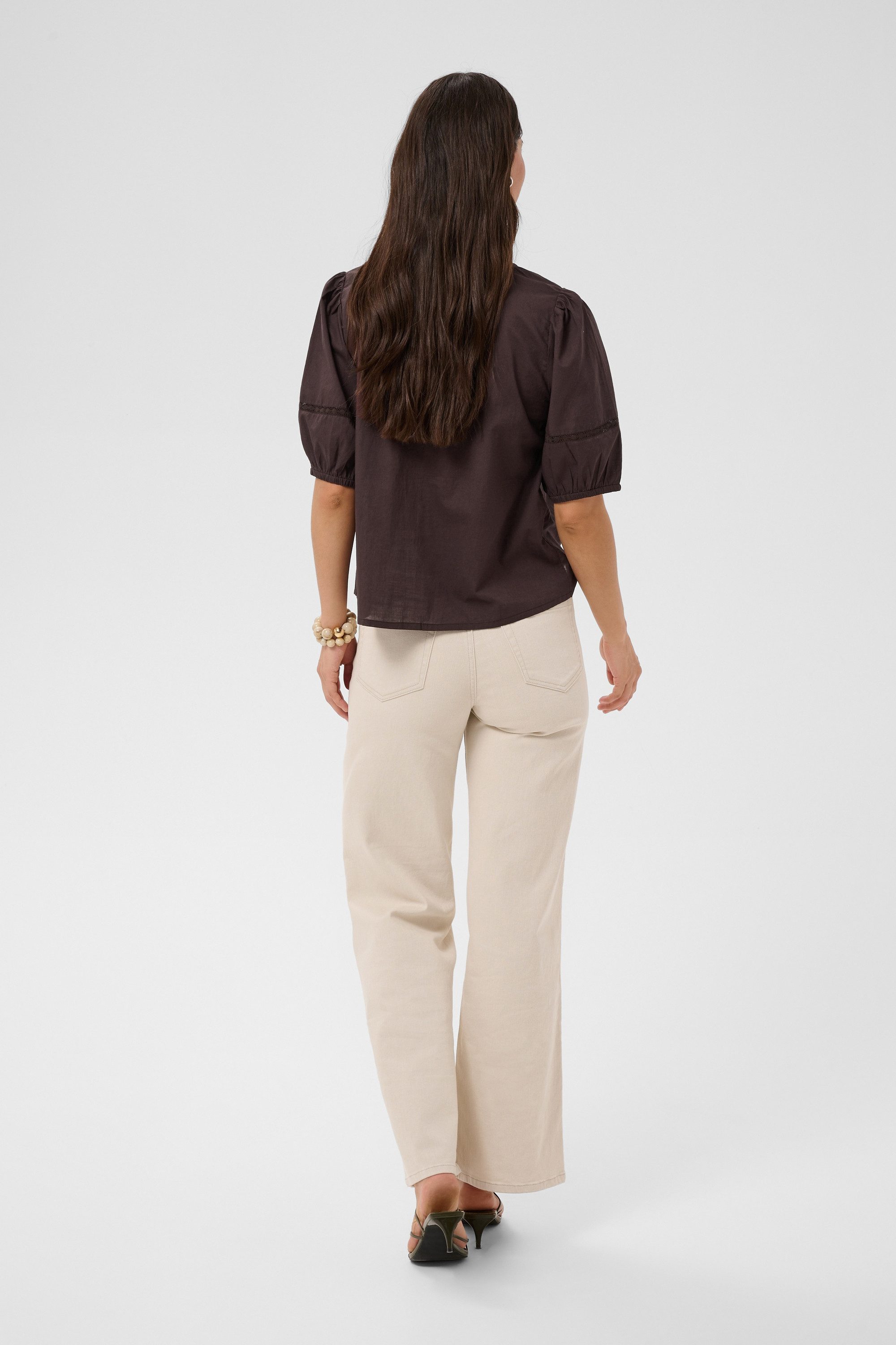 KAFFE Langarmbluse Langarm-Bluse KAvalerie