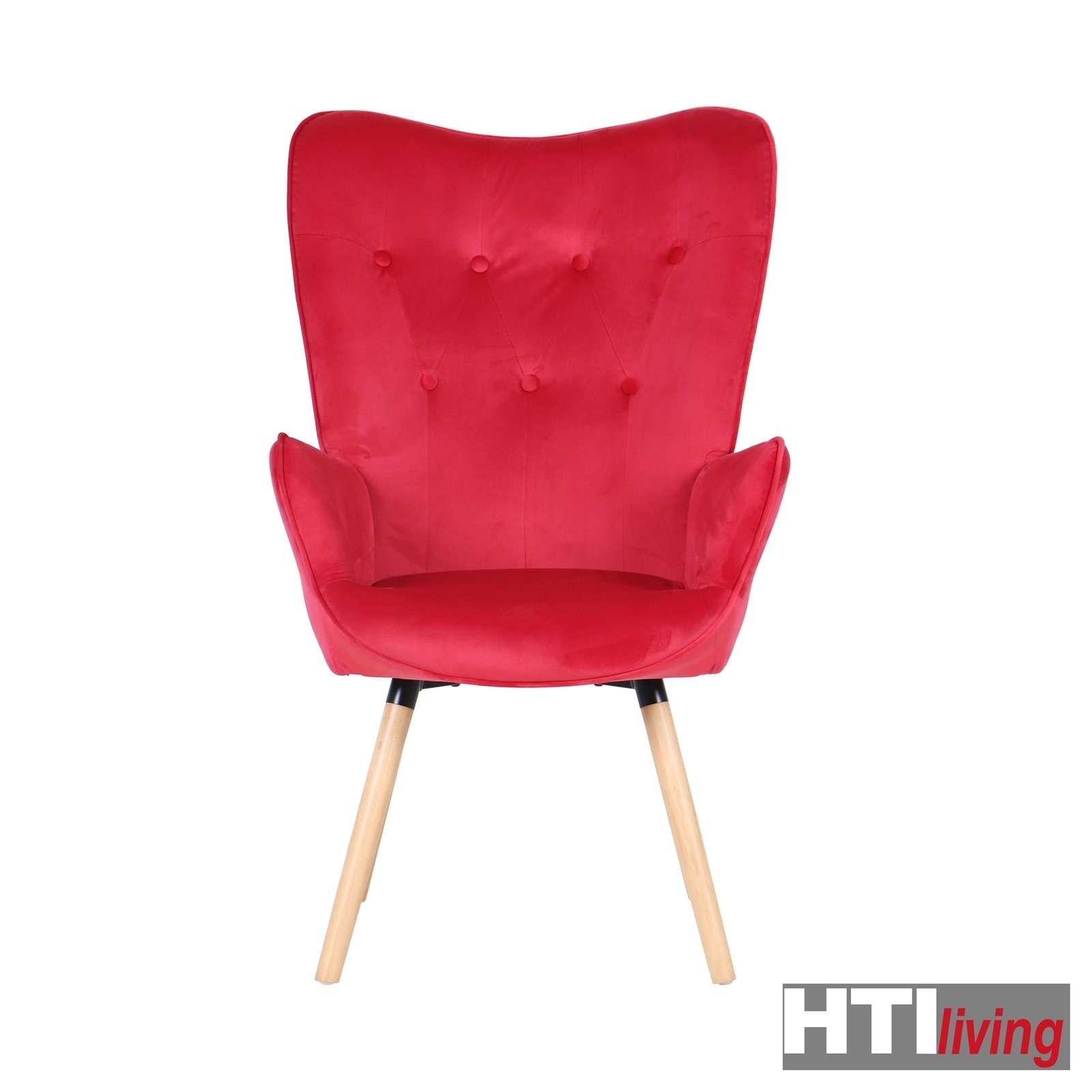 | Loungesessel Loungesessel Rot Cassidy HTI-Living Rot