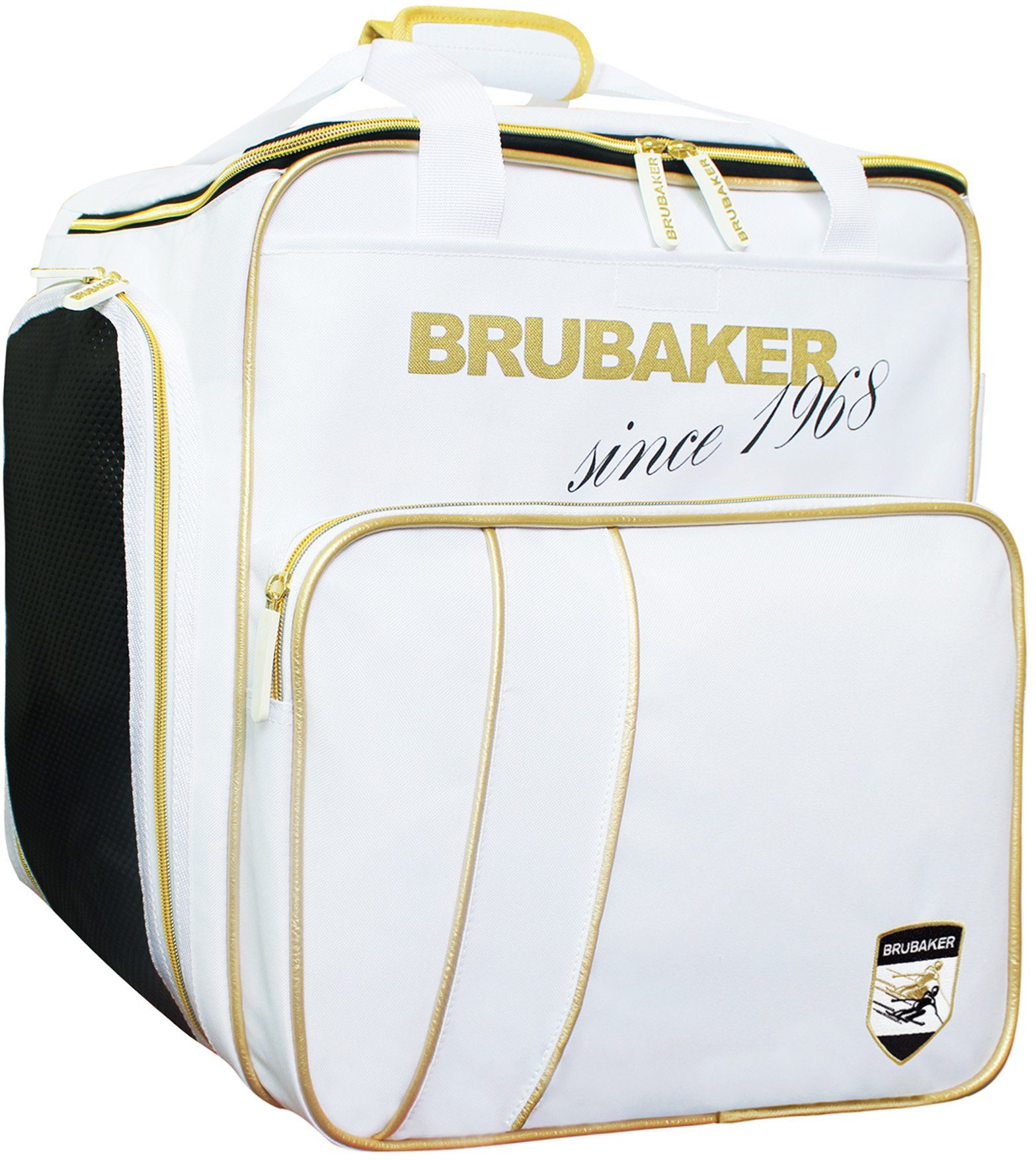 BRUBAKER Sporttasche Carver Grenoble Ski nässeabweisend), 1 Kombi Skisack Set und Skitasche reißfest (2-tlg., Paar für Skischuhtasche und