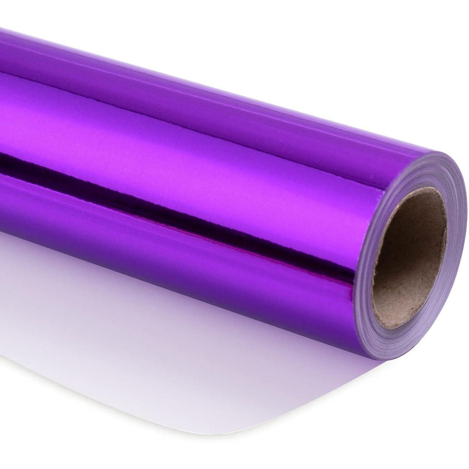 Geschenkpapier Geschenkpapier Weihnachten Geburtstag 44,5cm 10m Lila Metallisch
