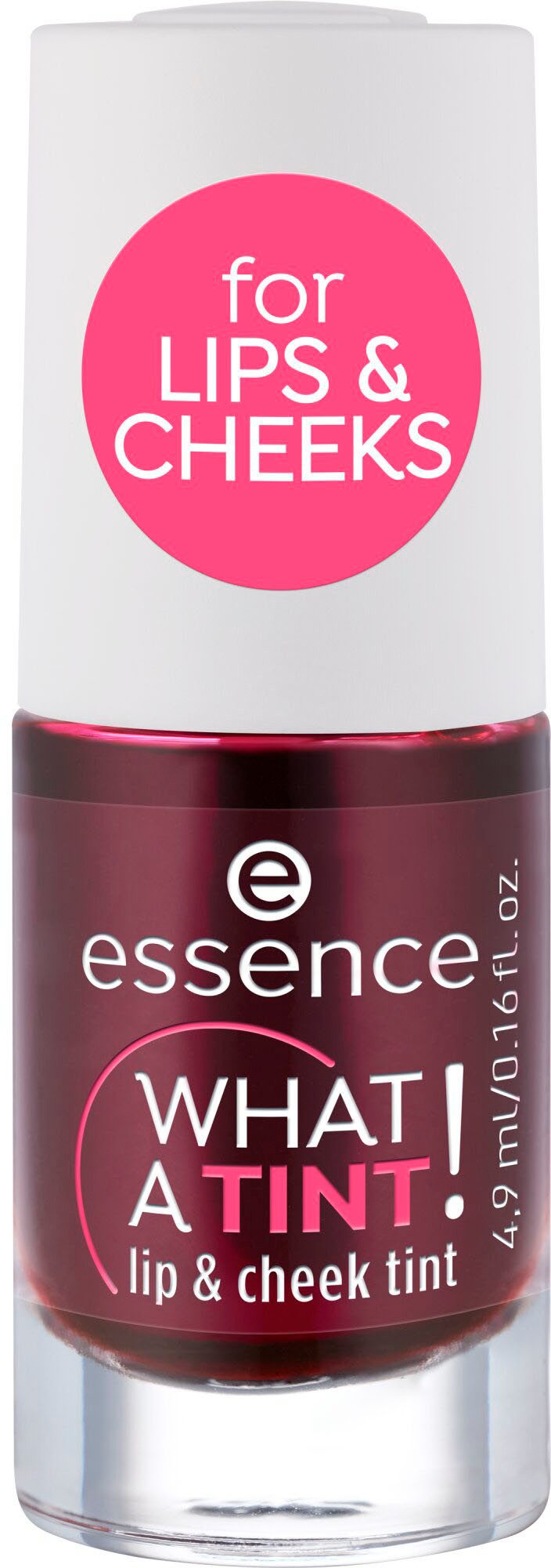 Essence Rouge WHAT A TINT! lip & cheek tint, 3-tlg., mit wasserartiger Textur