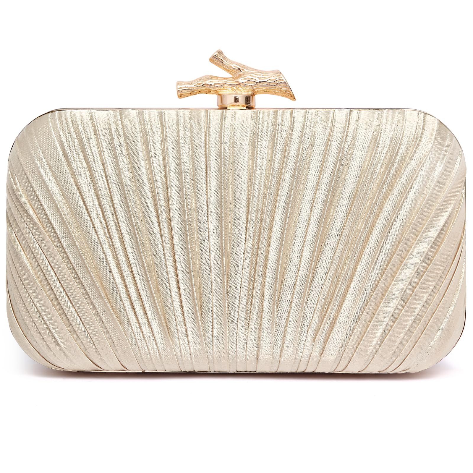 Zaewry Abendtasche Damen Clutch Elegant Abendtasche Brauttasche Tasche Handtasche, mit Kette für Hochzeit Party Prom