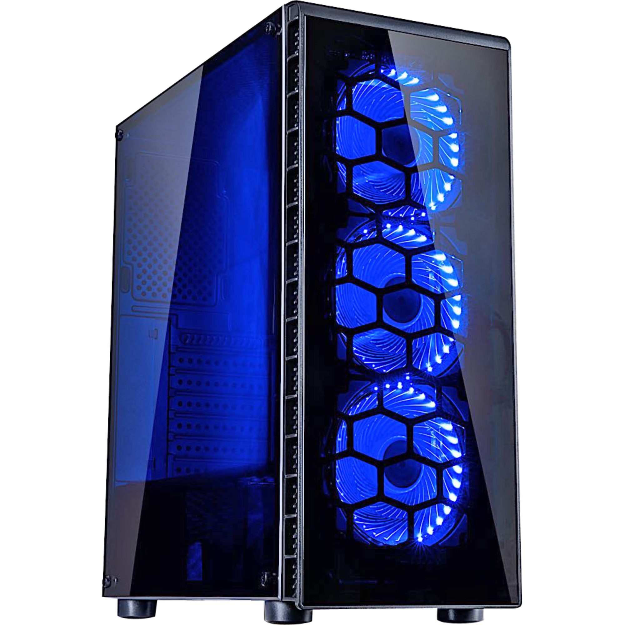 PC-Gehäuse Inter-Tech CXC2, Tower-Gehäuse, (Front aus
