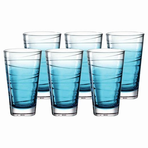 LEONARDO Glas »VARIO STRUTTURA Trinkgläser 200 ml 6er Set«, Glas