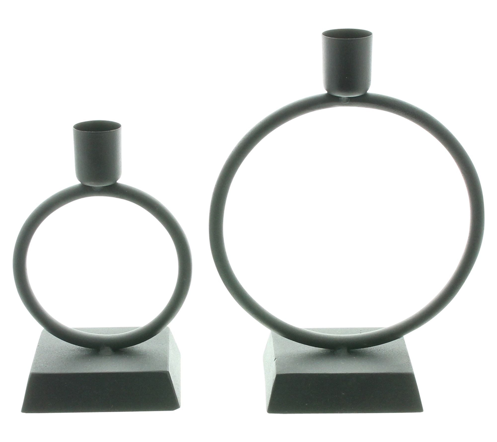 Frank Flechtwaren Standkerzenhalter, Stabkerzenhalter Ring 2er günstig online kaufen