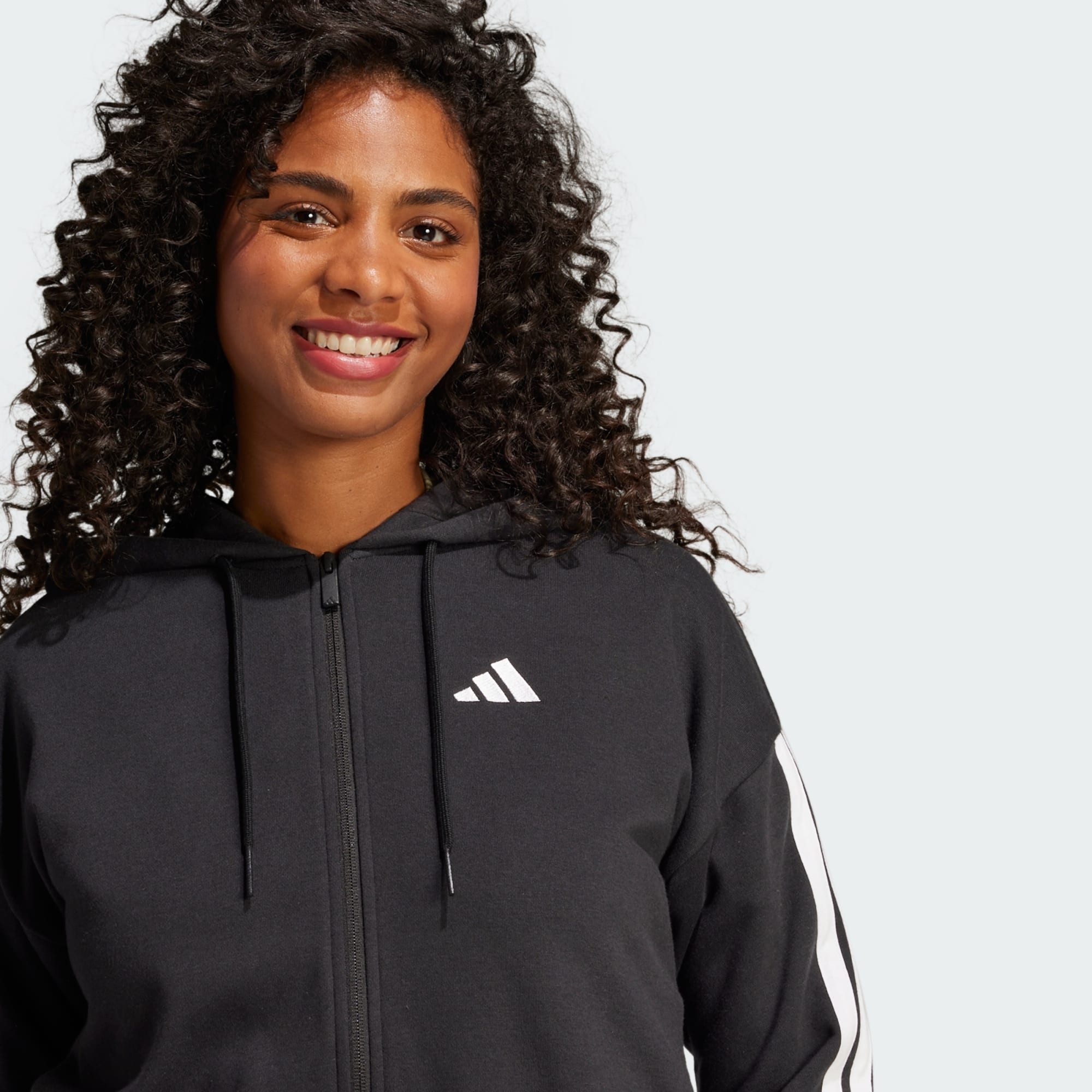adidas Sportswear Hoodie ESSENTIALS 3-STREIFEN FRENCH TERRY KAPUZENJACKE (1-tlg)