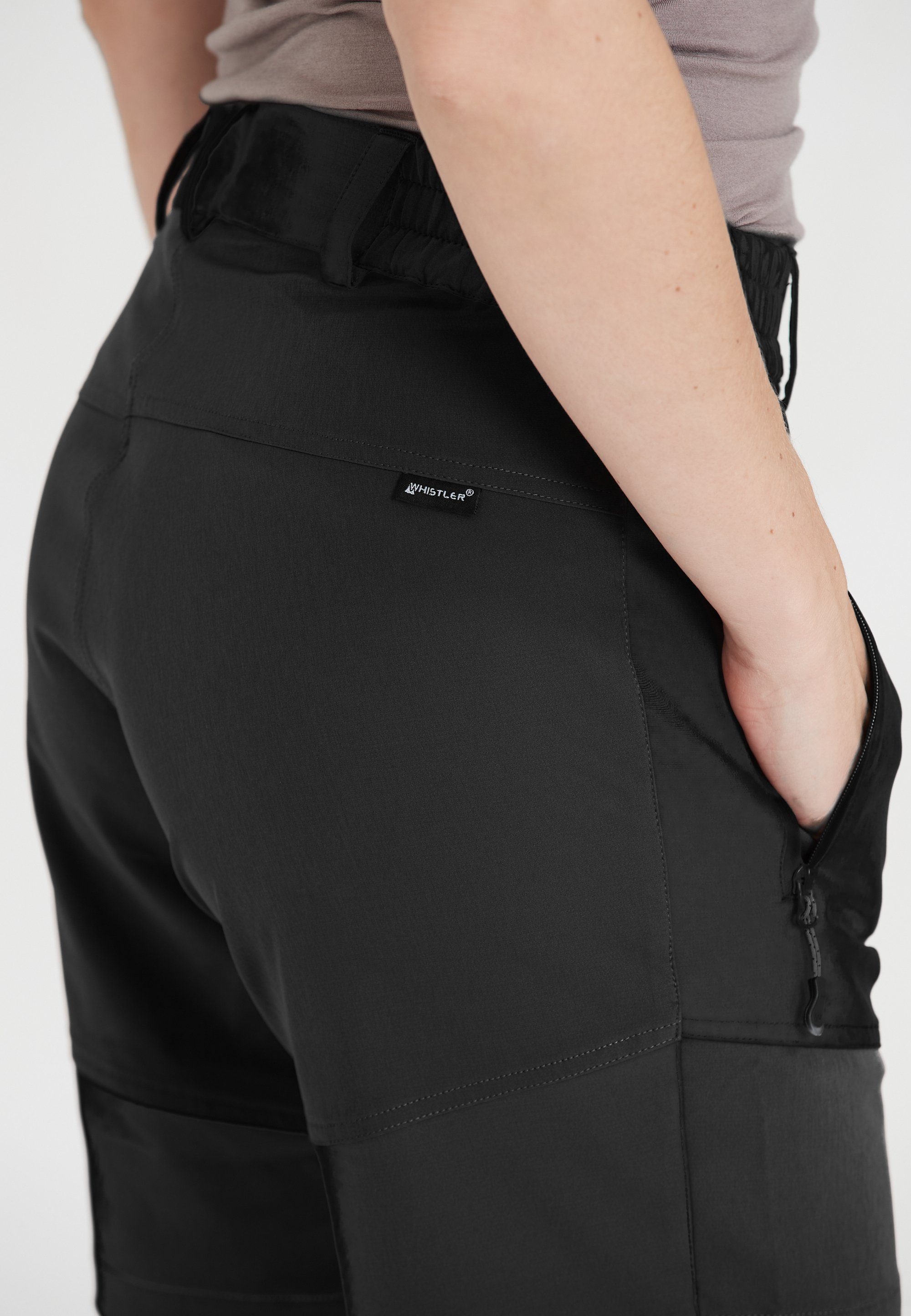 WHISTLER Shorts LALA mit extra komfortablem schwarz Funktionsstretch