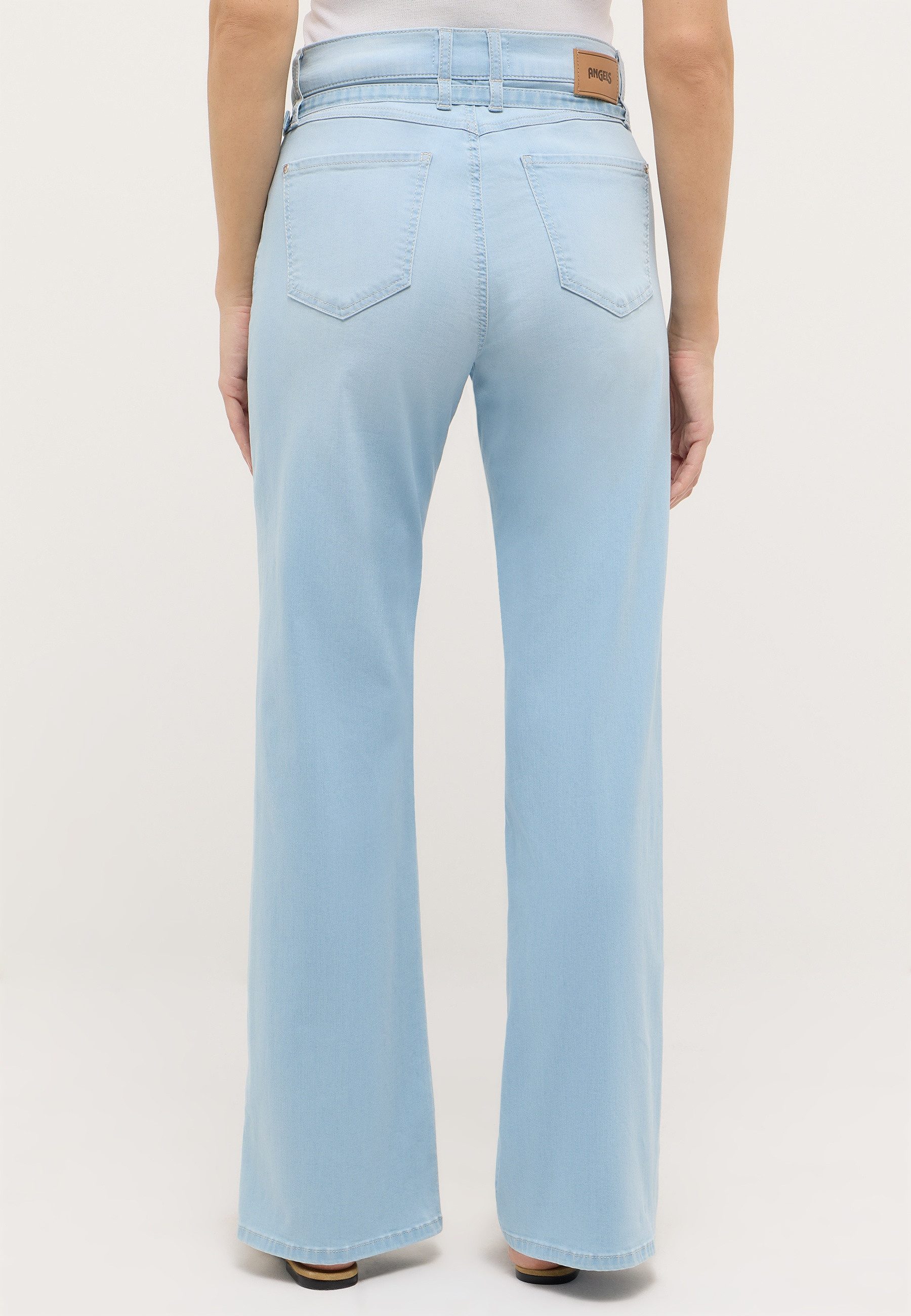 ANGELS 5-Pocket-Jeans Liz City mit Gürtel, Relaxed Fit
