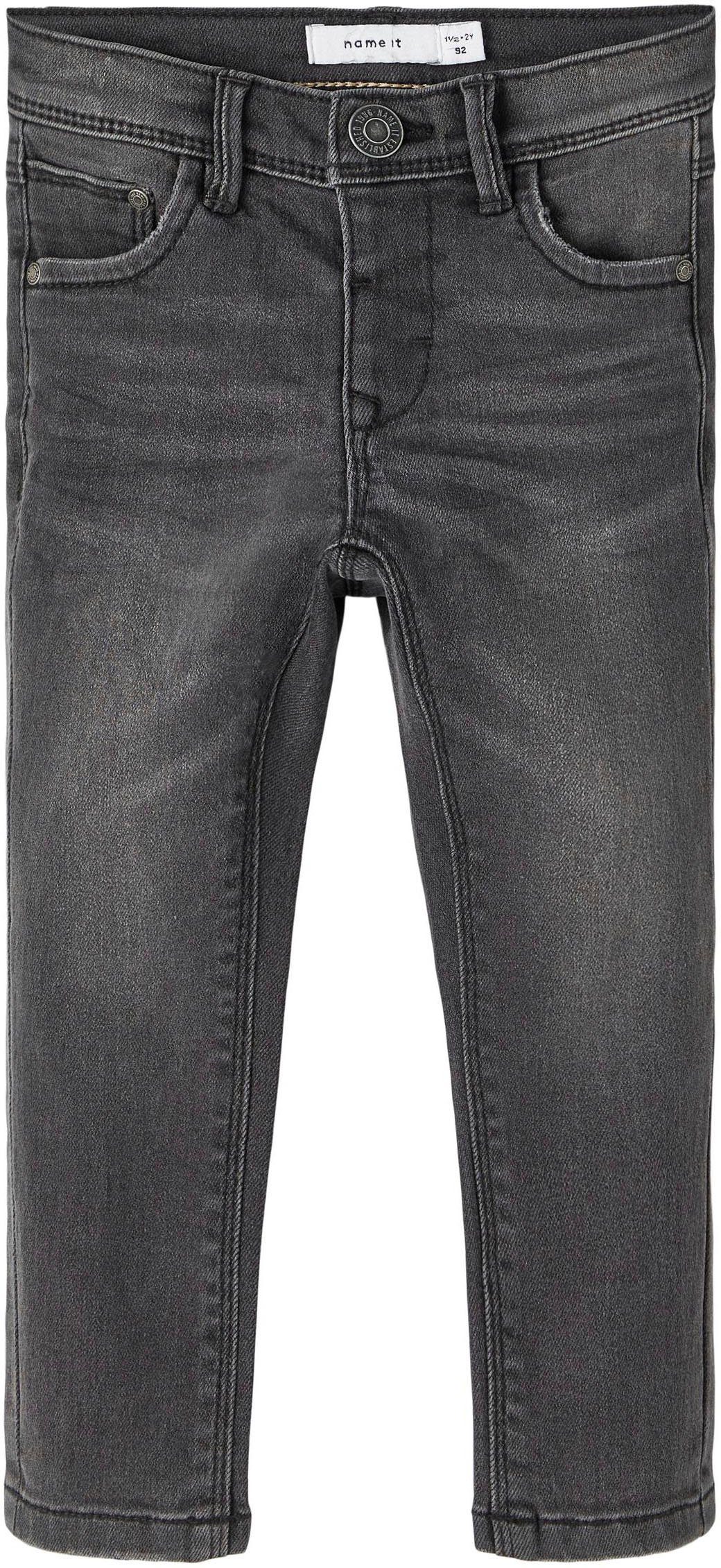 Name It Skinny-fit-Jeans NMFPOLLY DNMTHRIS PANT PB Dark Grey Denim