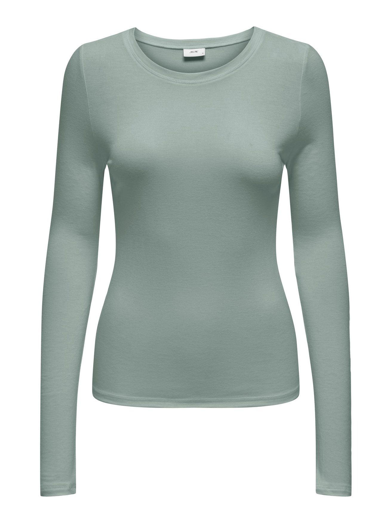 JACQUELINE de Basic Grün 6403 Langarm JDYSUMA Dünner Shirt Pullover in T-Shirt YONG