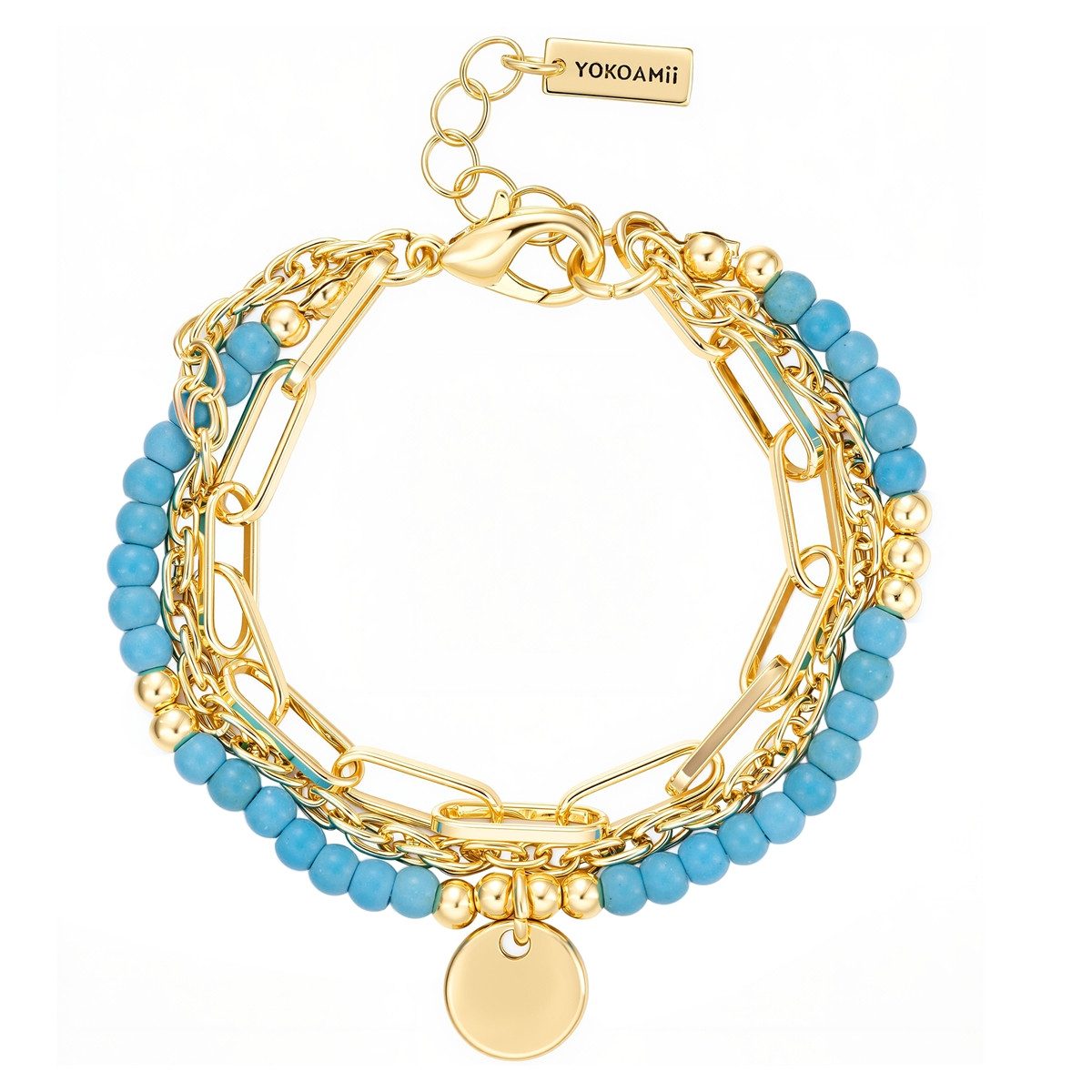 Yokoamii Armband gelbgold