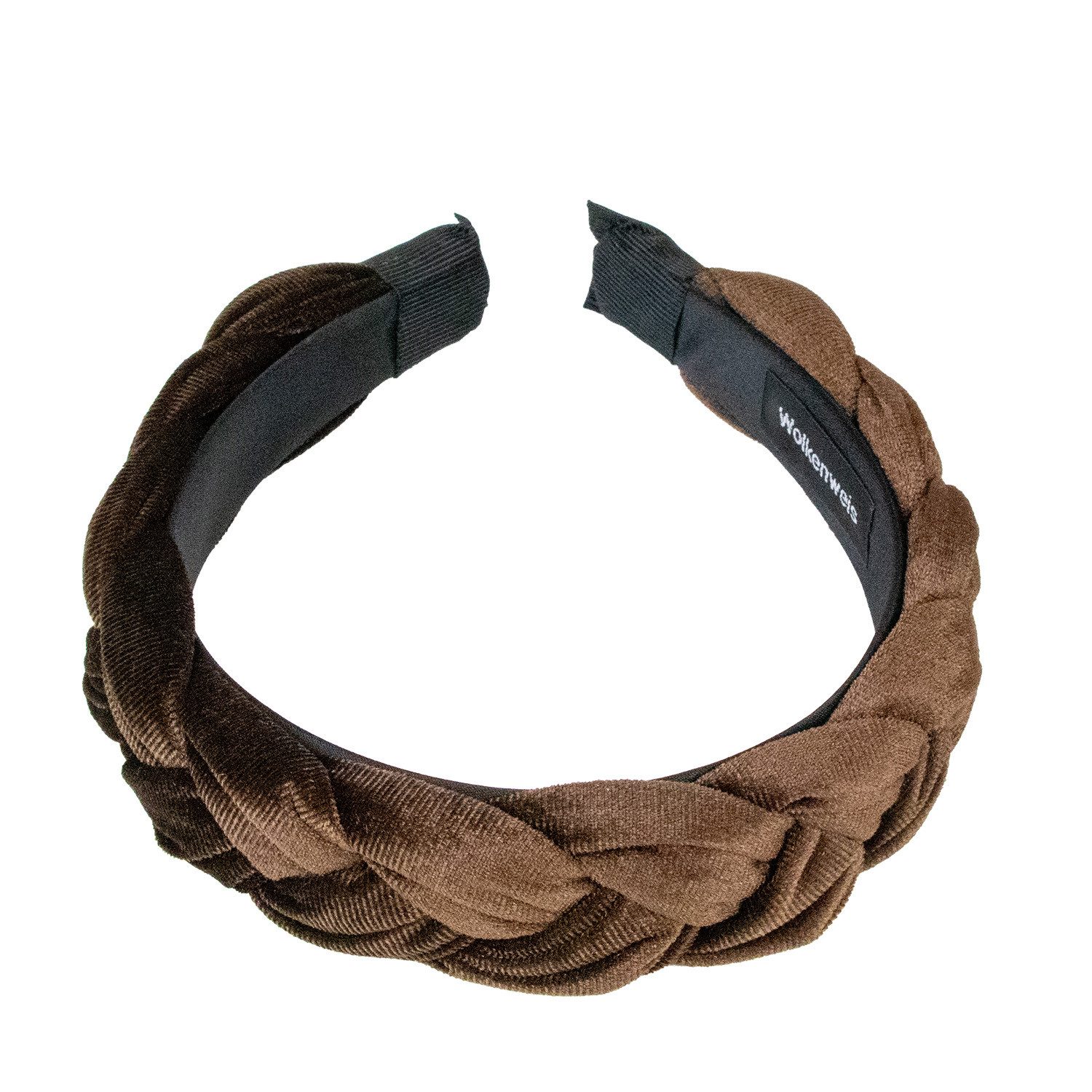 Trachtenland Diadem Flecht Haarreif 'Samira' aus Samt, Haarschmuck