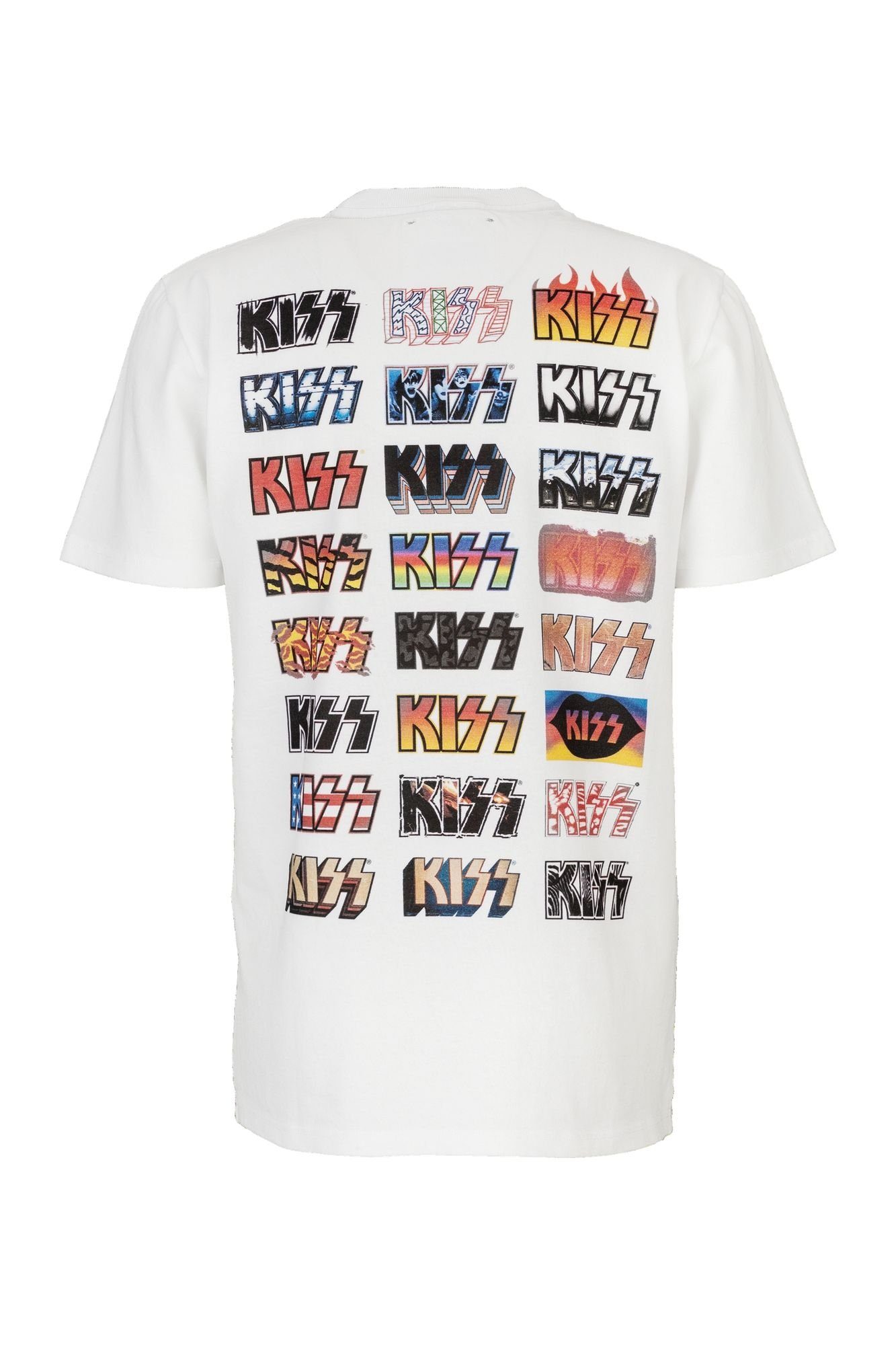 Replay Aufdruck mit T-Shirt reiner Baumwolle aus T-Shirt "KISS"