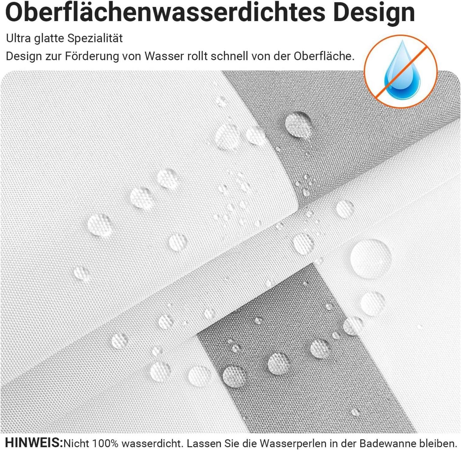 Lerores Duschvorhang Duschvorhang 240x200 cm Block günstig online kaufen