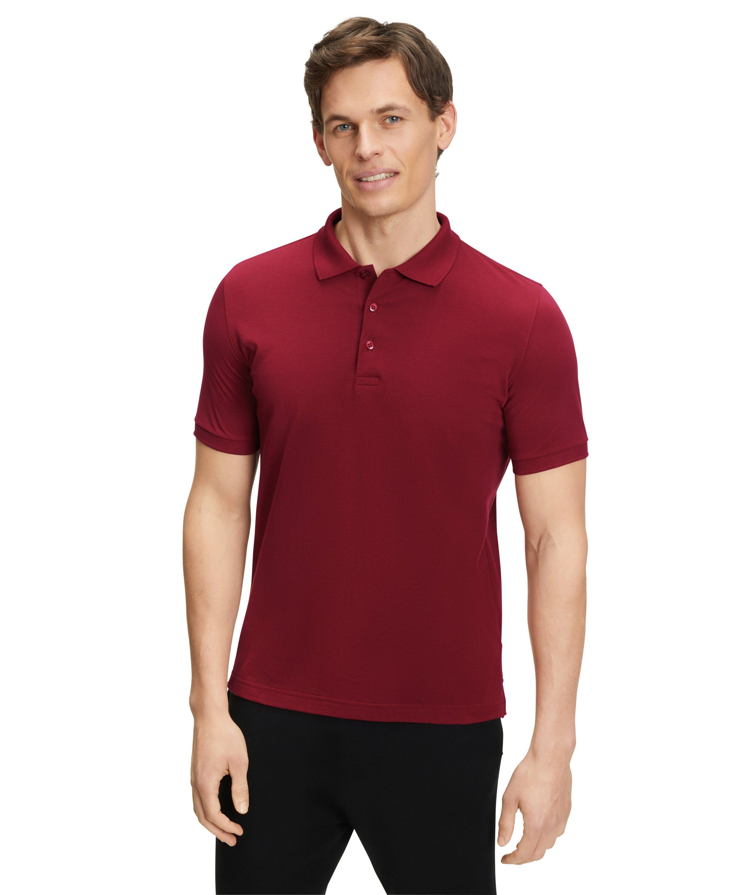 FALKE Poloshirt aus hochwertiger Pima-Baumwolle wine (8010)