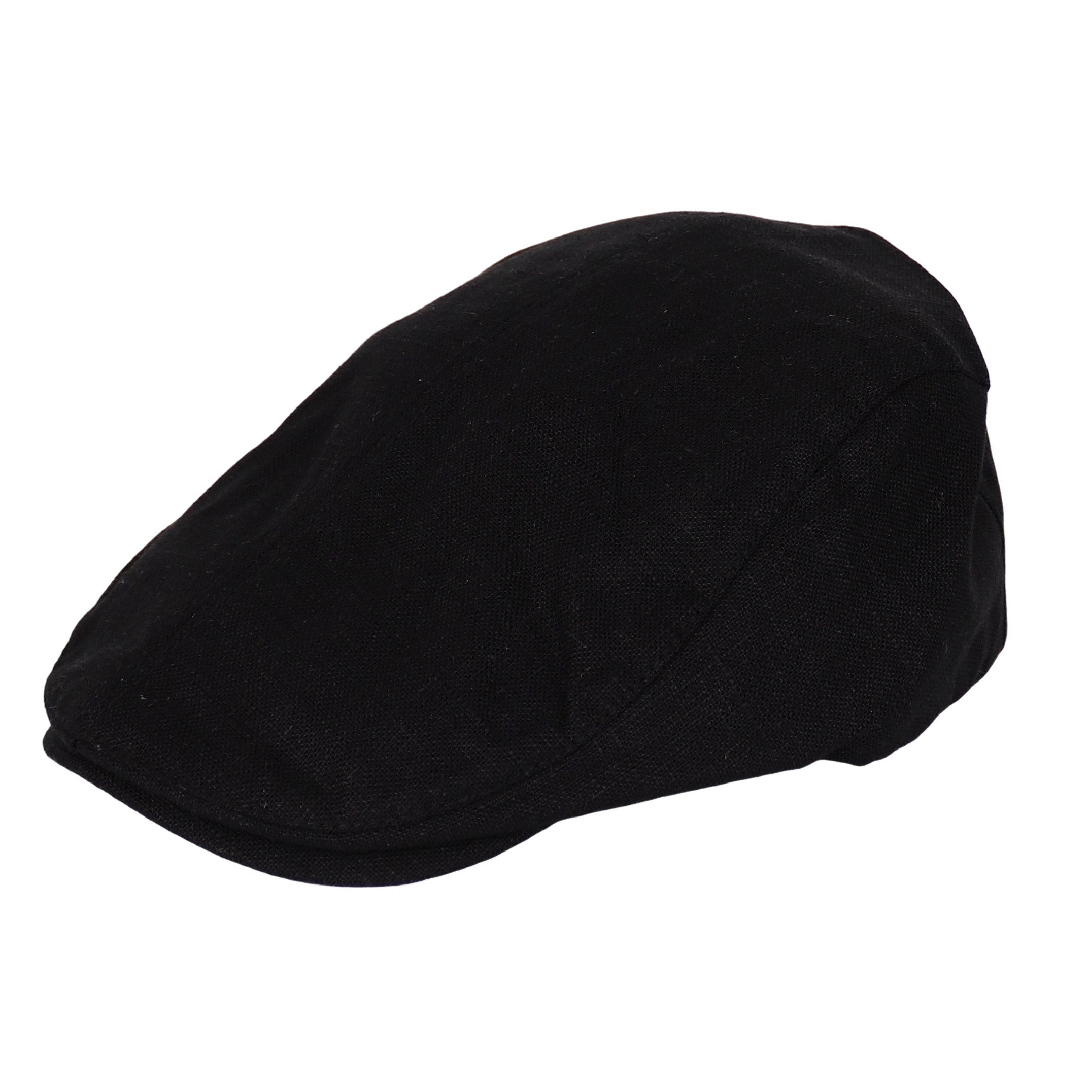 MIRROSI Schiebermütze Herren mit Shirm, aus Leinen-Viskose Flatcap verstellbar (Outdoor Cap, Herrenmütze, Outdoor Cap, Gatsby Cap, Feldmütze) Atmungsaktiv, Einheitsgröße, Unisex, Damen Herren
