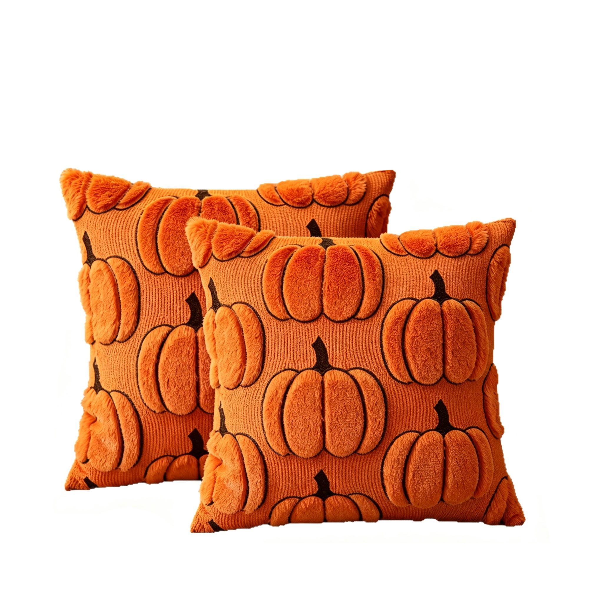Sorvyzxn Kissenbezug 1/2-teiliges Herbst-Kissenbezug-Set, Kürbis-Motiv-Kissenbezüge, (2 Stück), dekorative Kissenhüllen, geeignet für Halloween, Thanksgiving usw