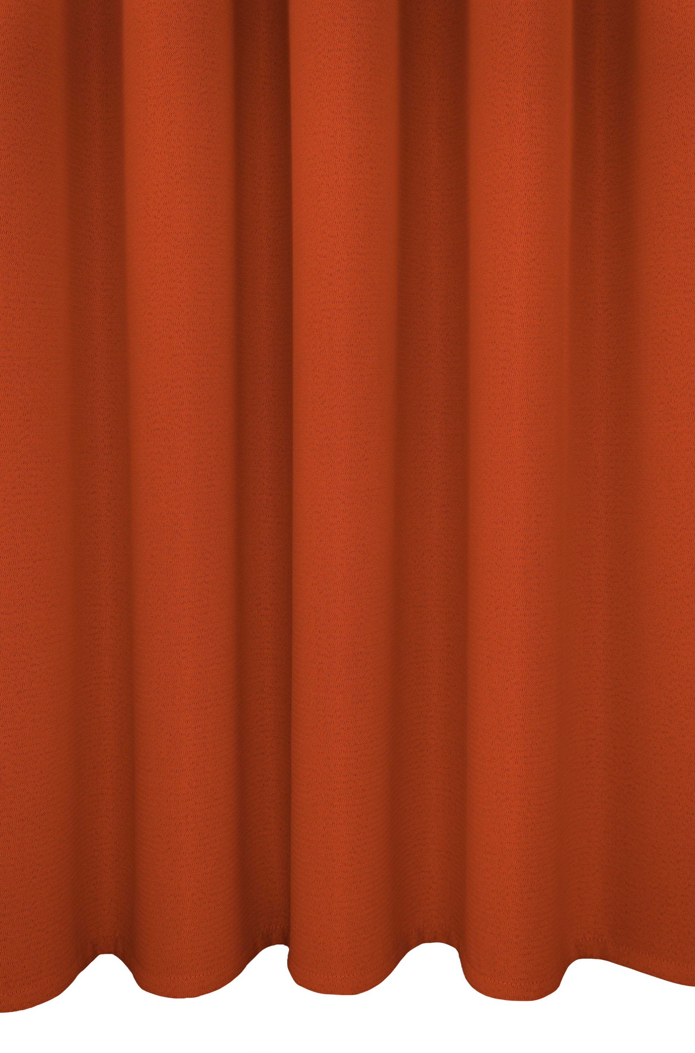 cm 140 Sandro, (1 St), einfarbig, Breite Ösen VHG, terracotta Polyester, abdunkelnd, Verdunkler, Vorhang