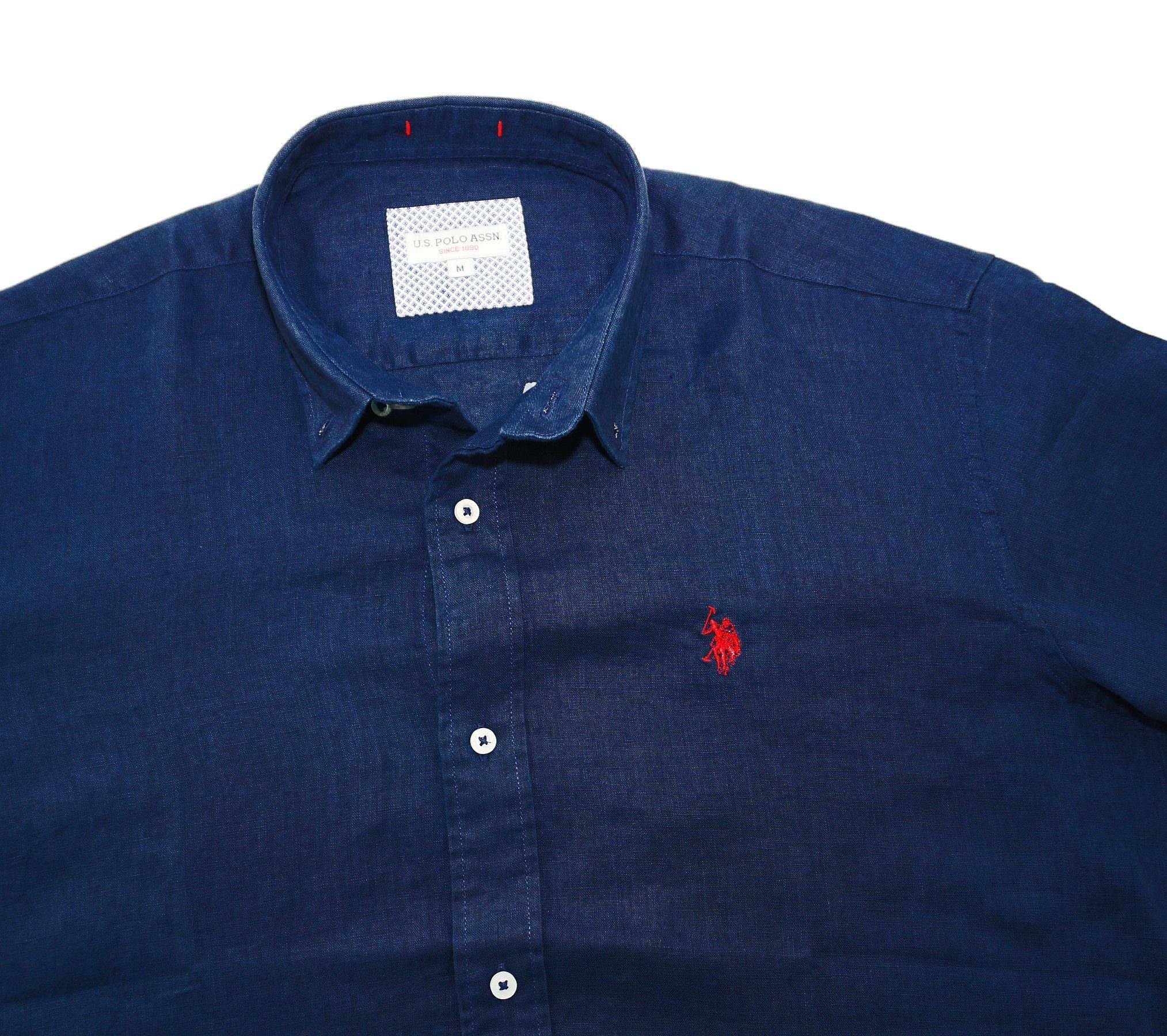 U.S. Polo Assn Langarmhemd Shirt Leinenhemd günstig online kaufen