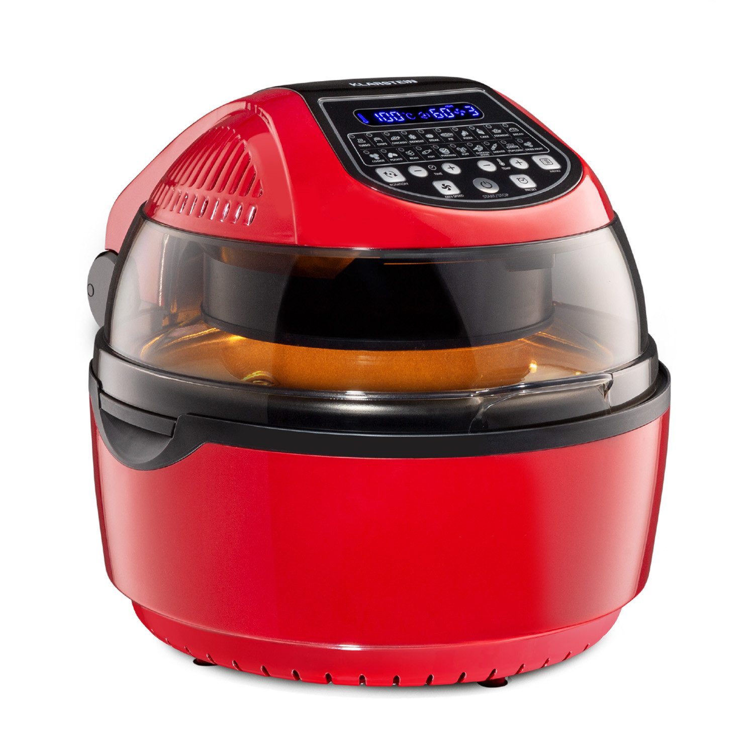 Klarstein Heißluftfritteuse, 1400 W, Air Fryer Fritteuse ohne Öl Heizluftfritteuse Heißluftfritteusen