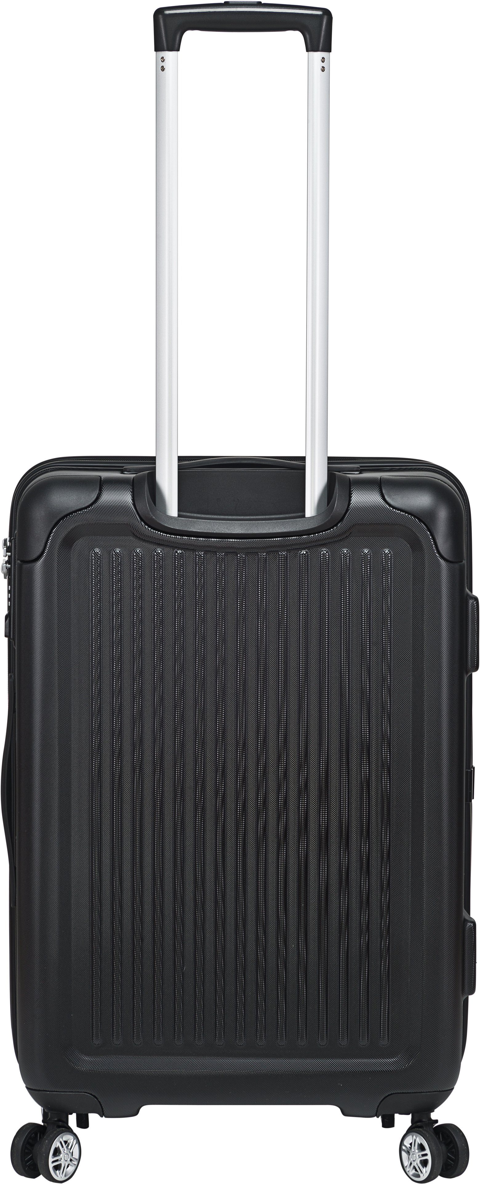 Stratic 4 66 Stripe, Rollen cm, Black Hartschalen-Trolley