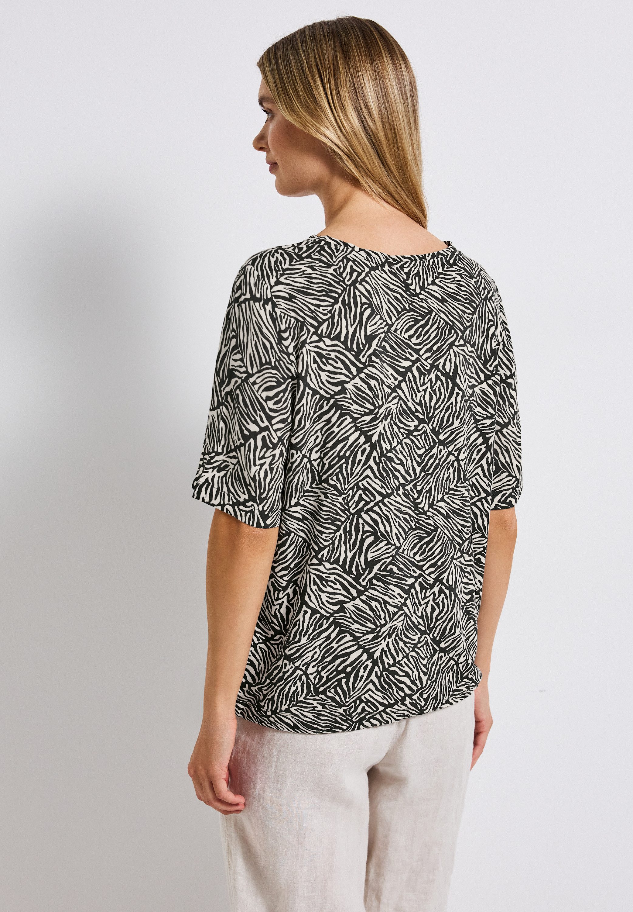 STREET ONE T-Shirt mit allover Print günstig online kaufen