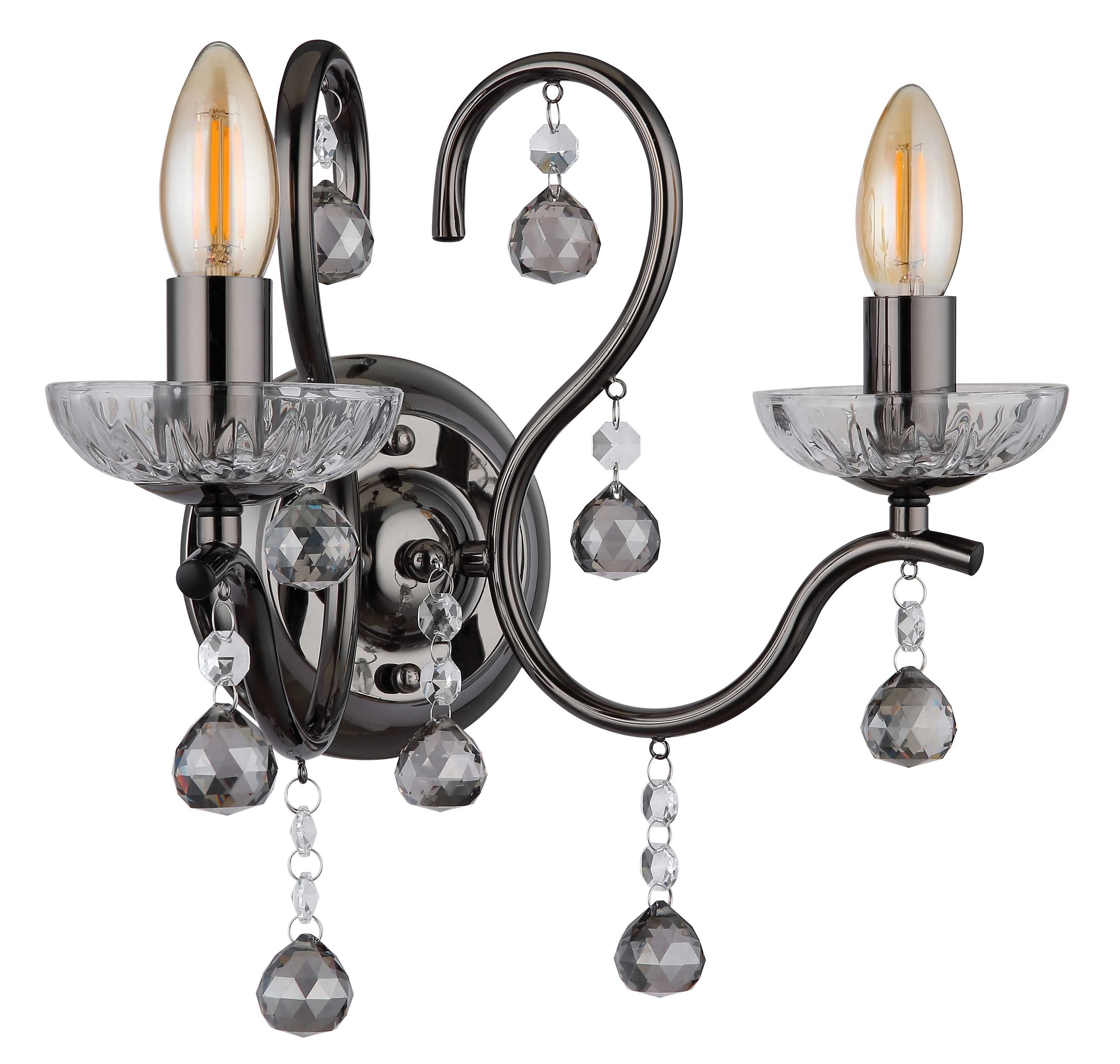 GLOBO LIGHTING Wandleuchte CAMILA, ohne Leuchtmittel, Wandlampe Wand Wohnzimmer Flur Wandbeleuchtung