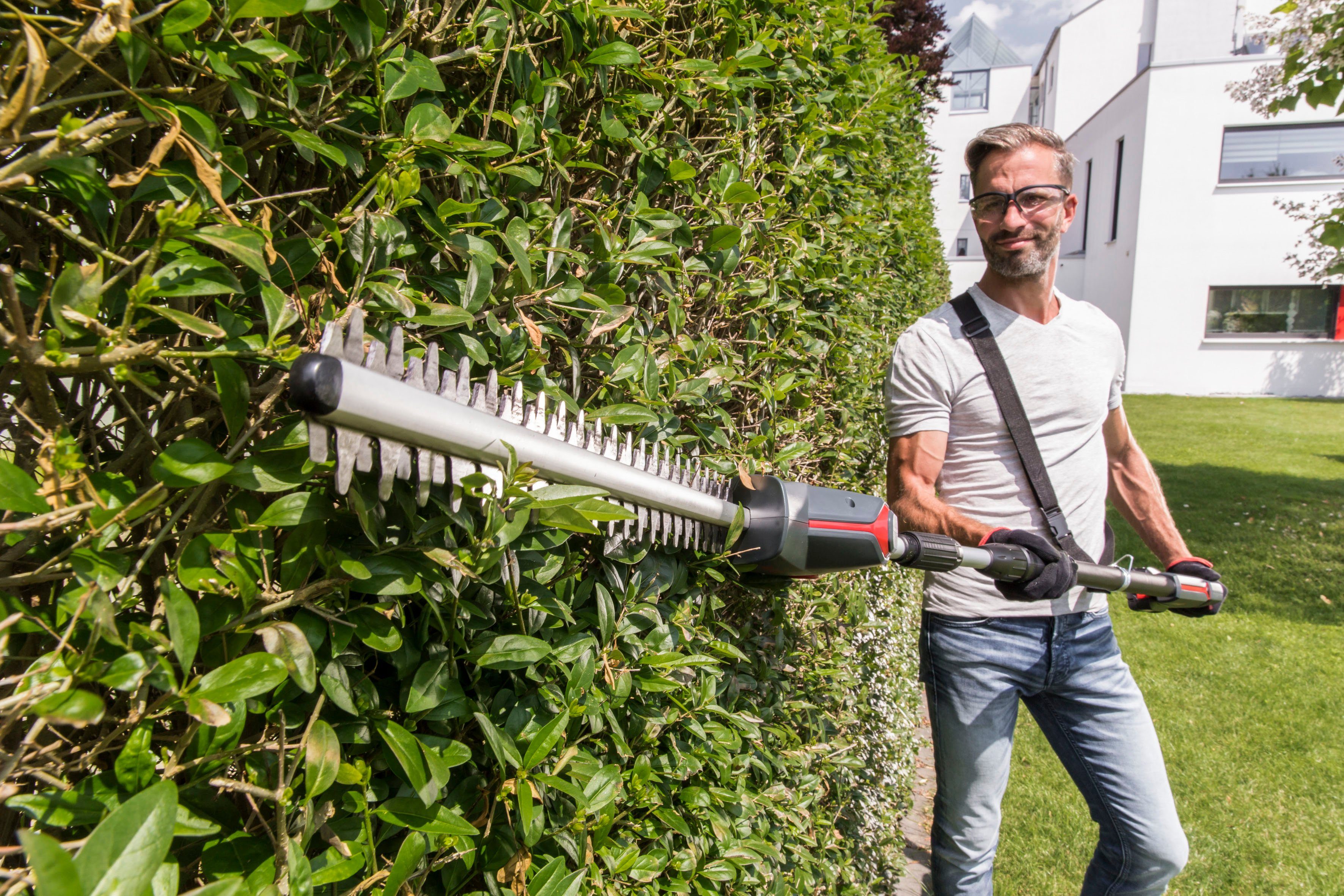 AL-KO Teleskop-Heckenschere 18 V BOSCH HOME AND GARDEN COMPATIBLE HTA 1845, (Set), inkl. Akku und Ladegerät