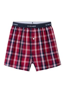 s.Oliver Webboxer (Packung, 2-St) mit Logo Webbund