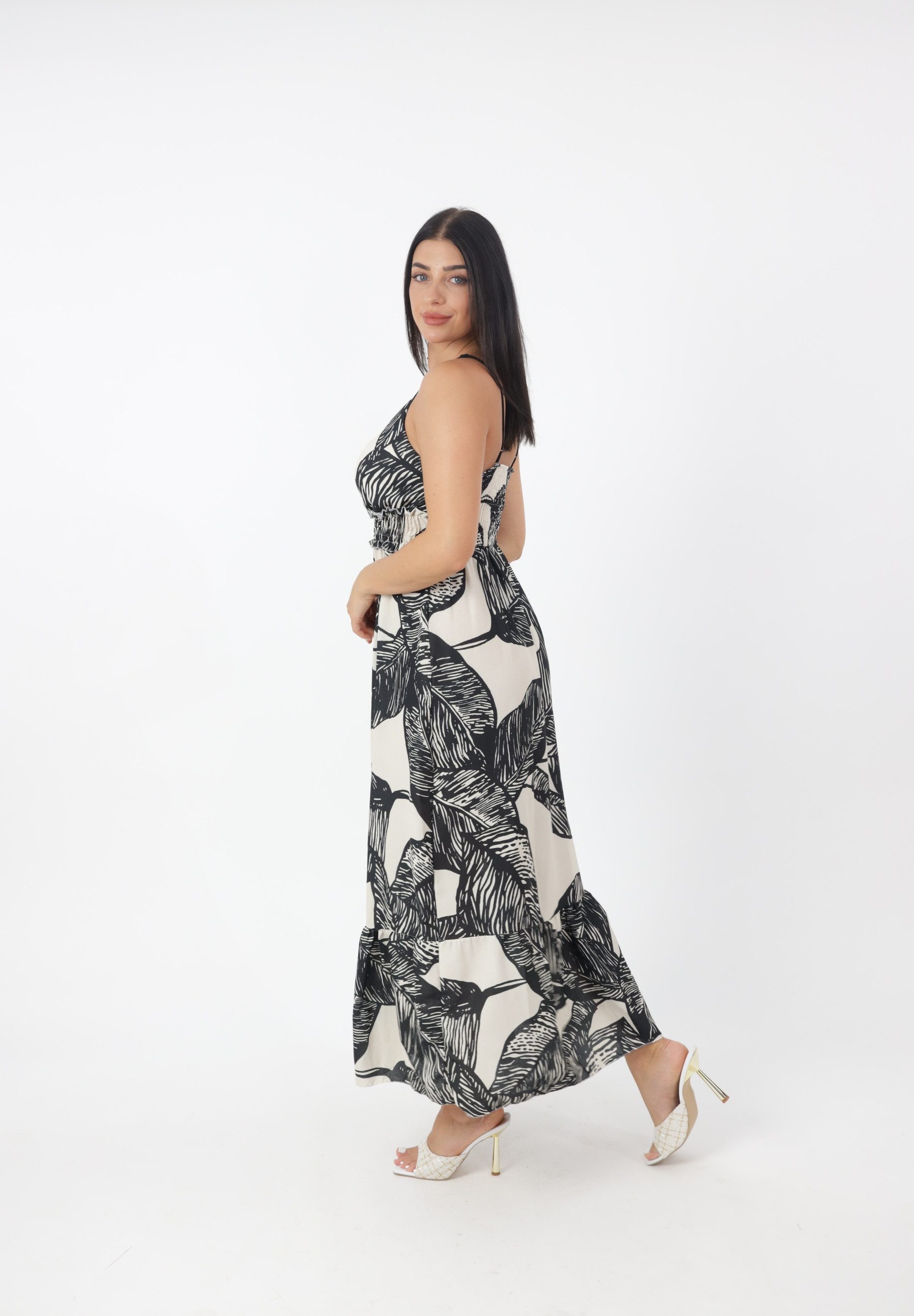 Elara Sommerkleid Kleid mit Muster