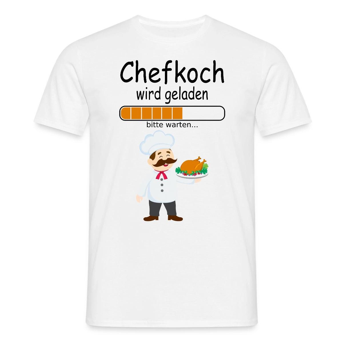 T-Shirt Chefkoch Wird Geladen Männer T-Shirt