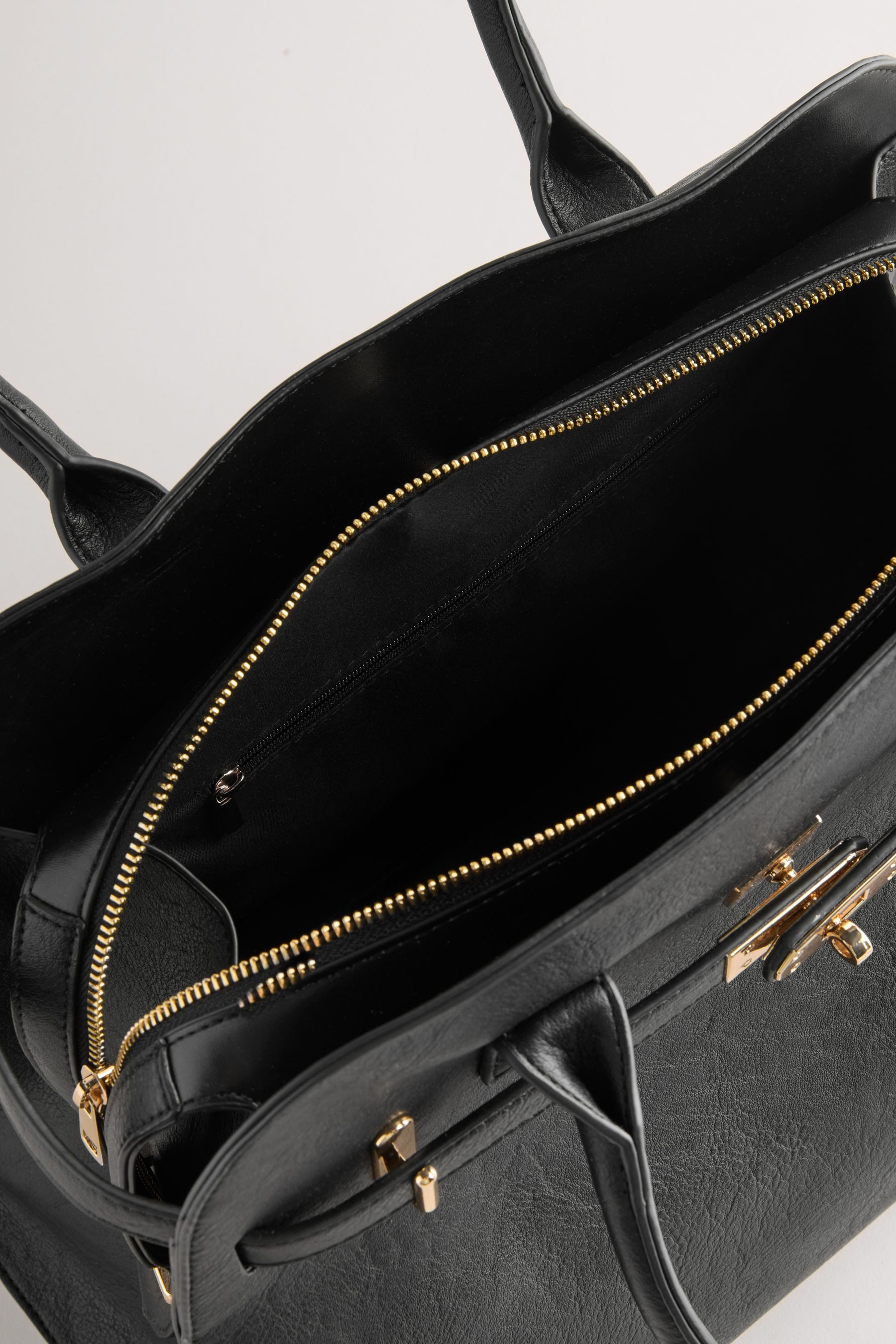 Next Einkaufsbeutel Strukturierte Umhängetasche