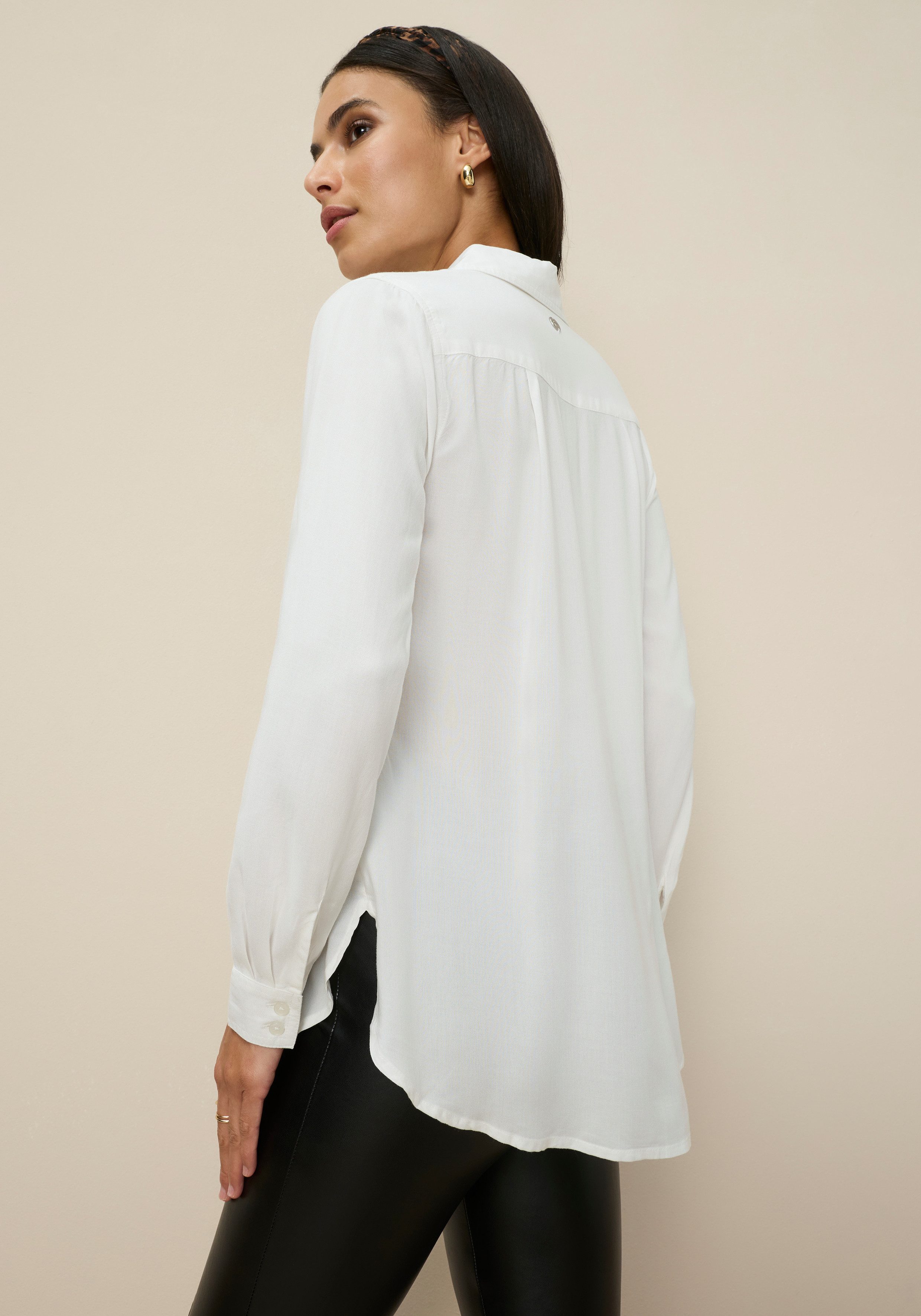 Tamaris Hemdbluse im Oversize-Look mit Taschen günstig online kaufen