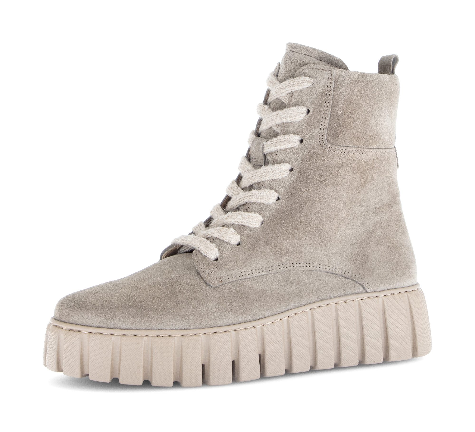 Gabor FLORENZ Schnürboots, Schnürstiefelette mit trendiger, markanter Plate günstig online kaufen