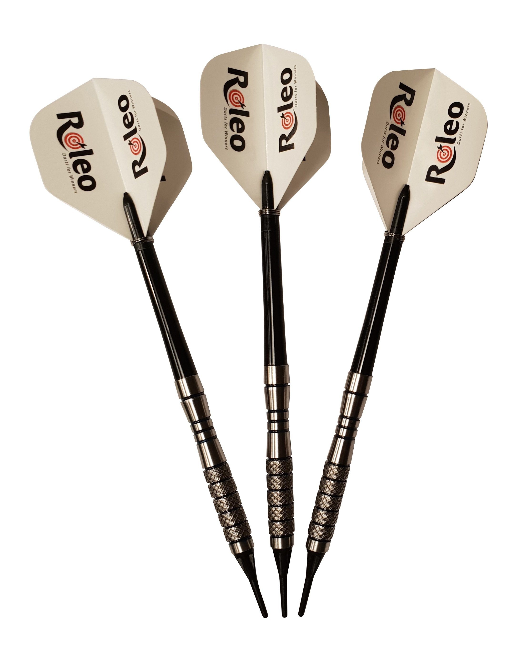 Roleo Dartpfeil Roleo Profi Softdartpfeile Professional RSP-4 - 80% Tungsten - 3er Set 16g + Box