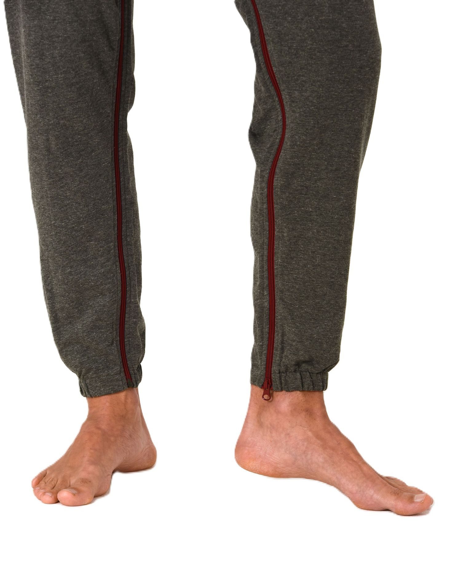Normann Pyjama Herren Pflegeoverall langarm mit Reissverschluss Vorne und am Bein – Bild 5 von 5