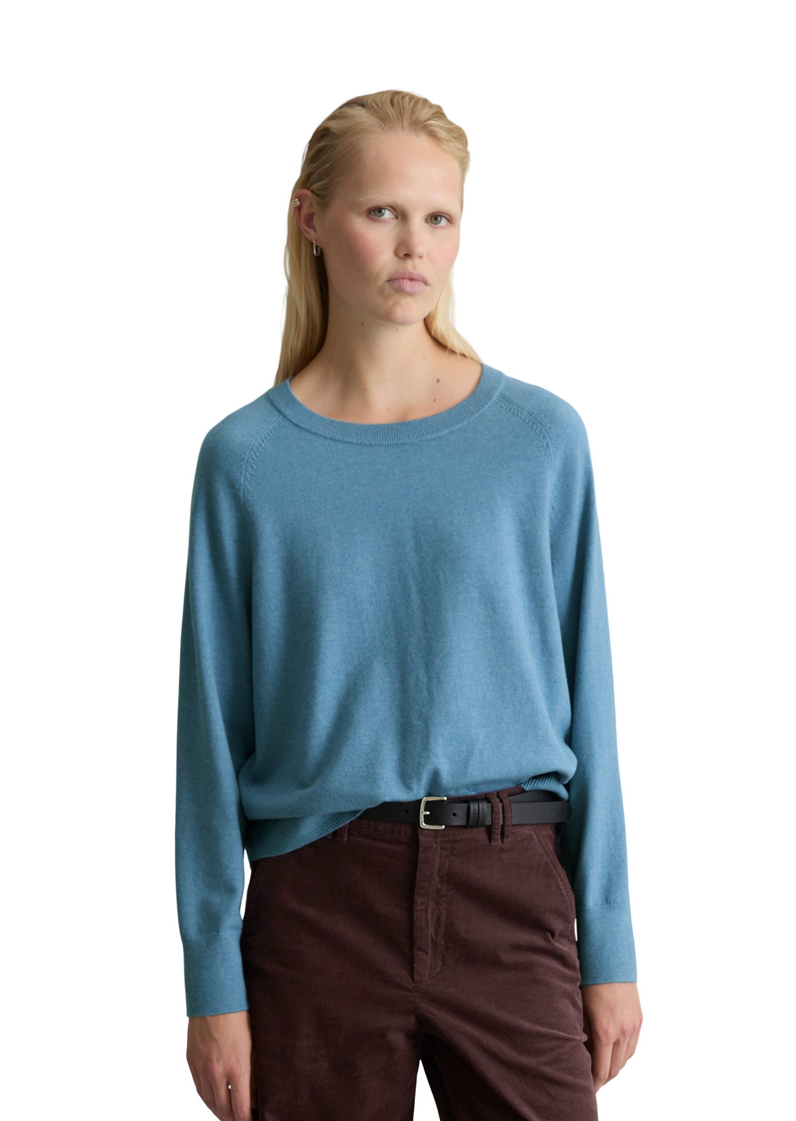Marc O'Polo DENIM Strickpullover aus Soft Cotton Stretch