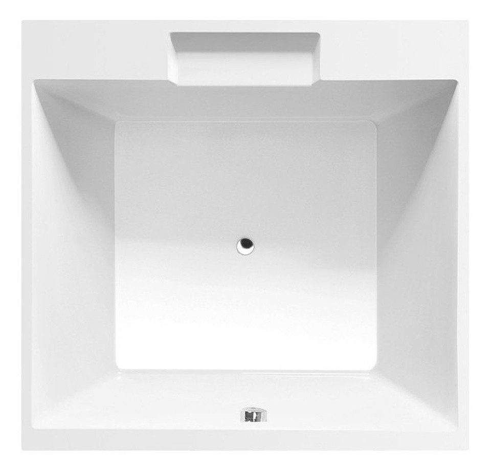 Polysan s.r.o. Badewanne CAME Quadrat-Badewanne mit Rahmengestell 175x175x50cm, weiß, Polysan-23611
