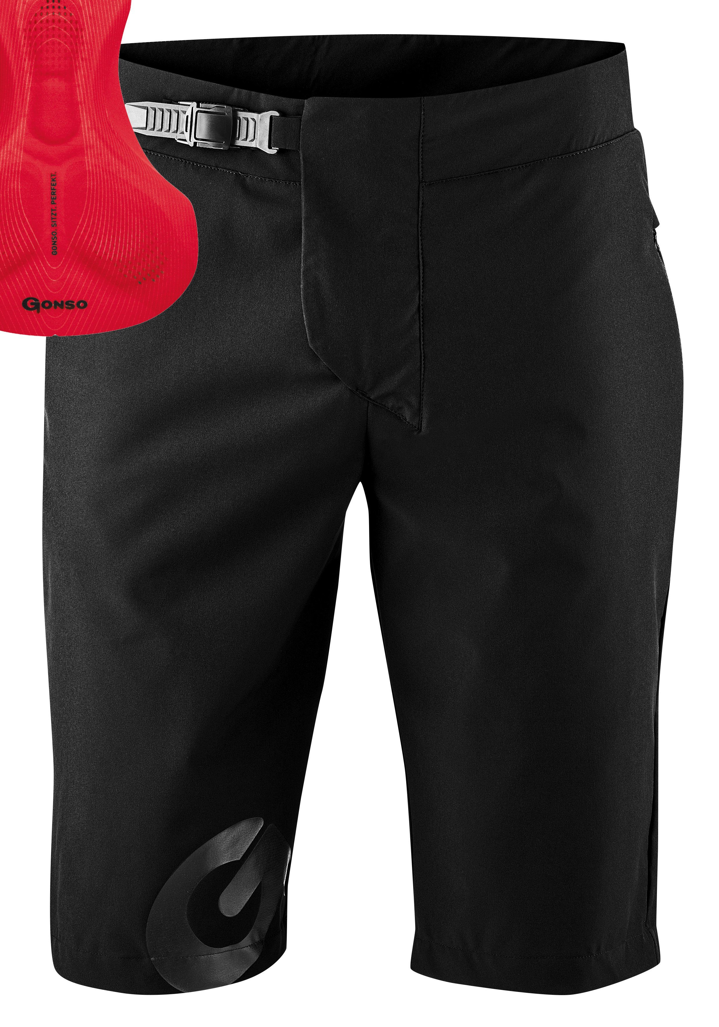 Gonso Fahrradhose Sitivo Shorts Bikeshorts mit innovativem Sitzpolsterkonzept Rot