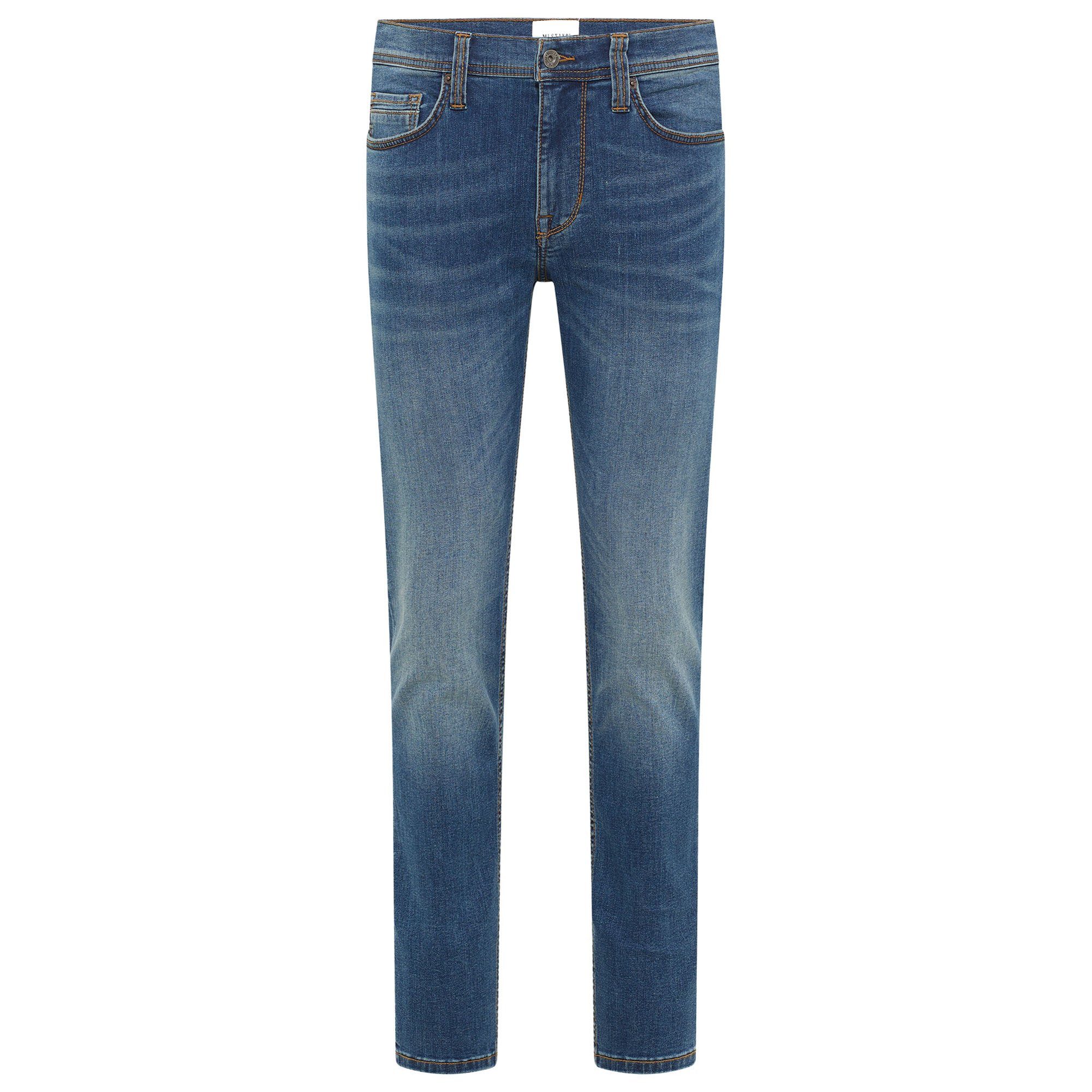 MUSTANG Regular-fit-Jeans Herren Jeans 1er Pack Baumwolle Style Vegas Slim