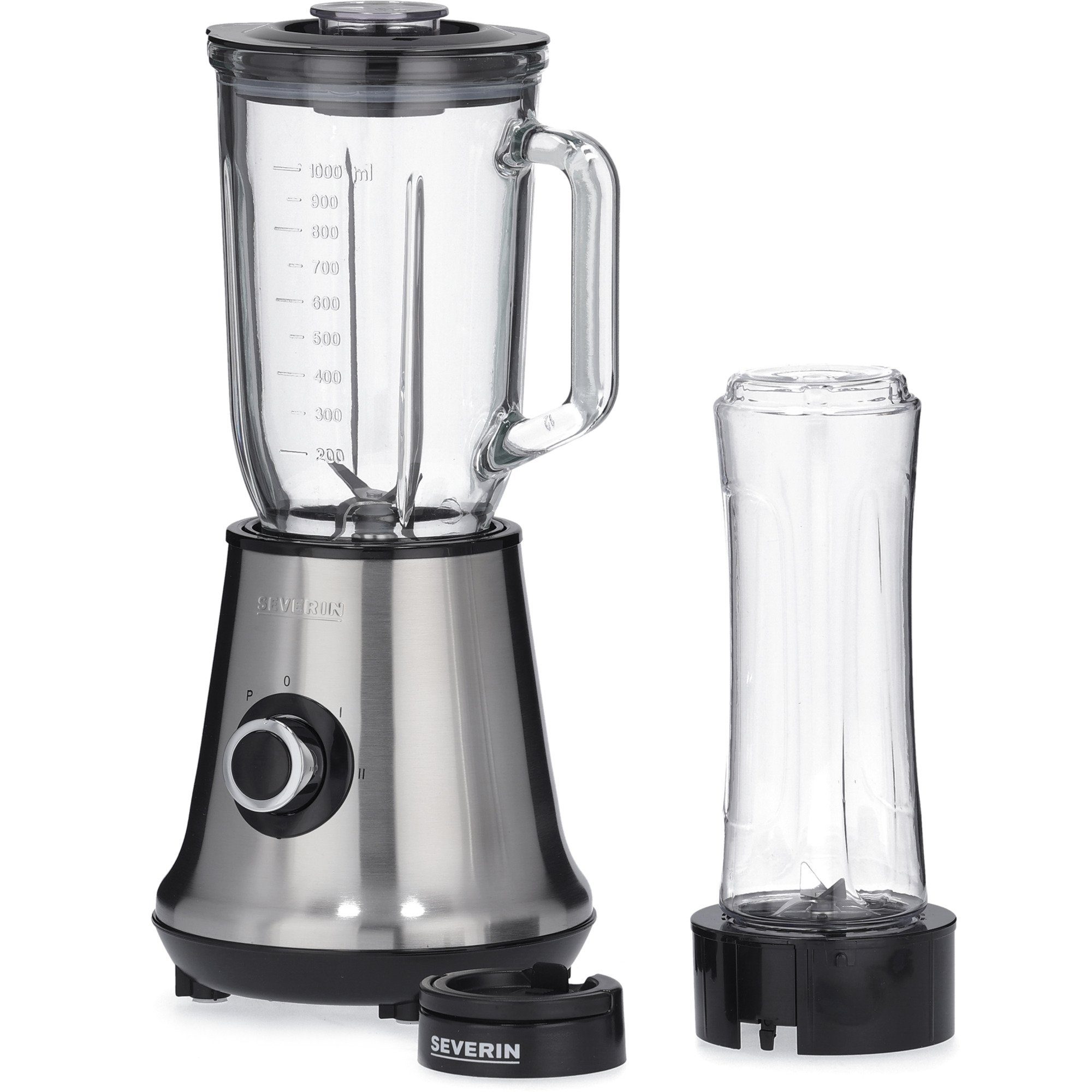 Severin Küchenmaschine Standmixer Smoothie Mix & Go SM 3737, 500 W