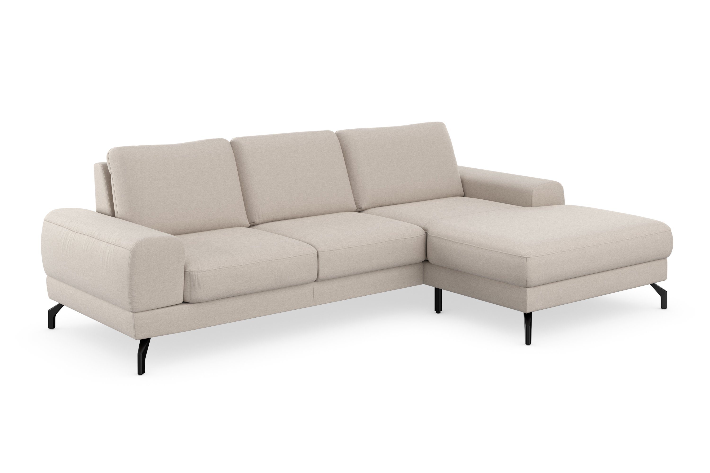 sit&more Ecksofa inklusive Sitztiefenverstellung 45 cm und Cinturo, Federkern, Sitzhöhe