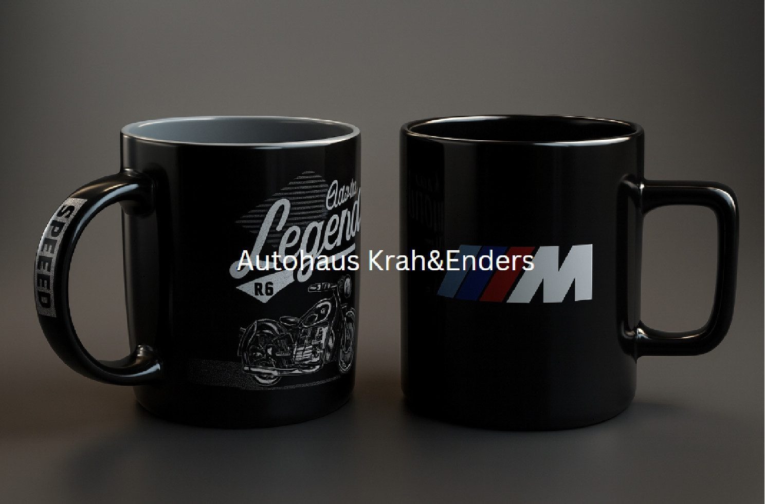 BMW Tasse BMW M Logo Tasse Kaffebecher Kaffeetasse Doppelpack Becher Geschenk, 1-tlg.