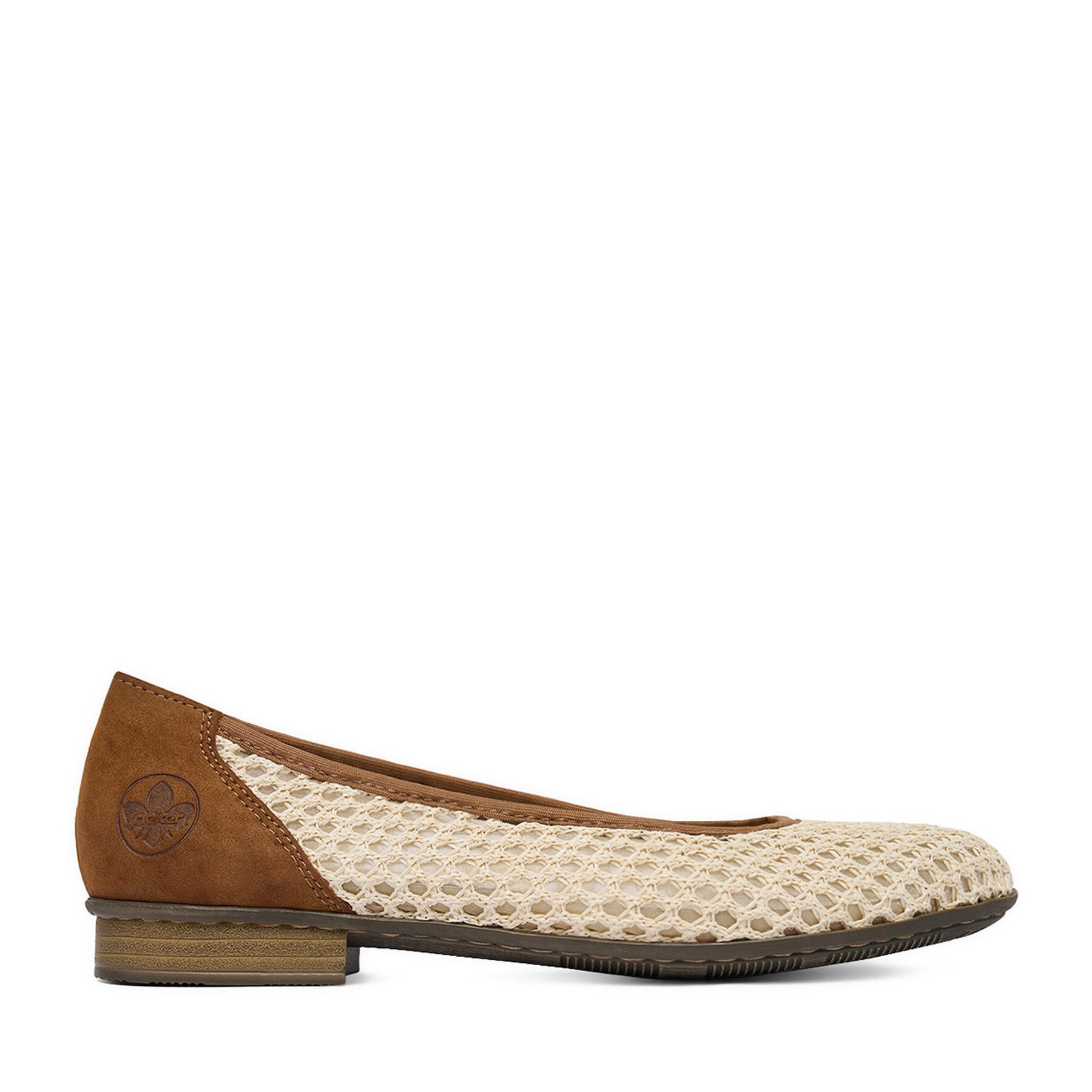 Rieker Rieker Damen-Ballerinas Beige 51960-60 Ballerina