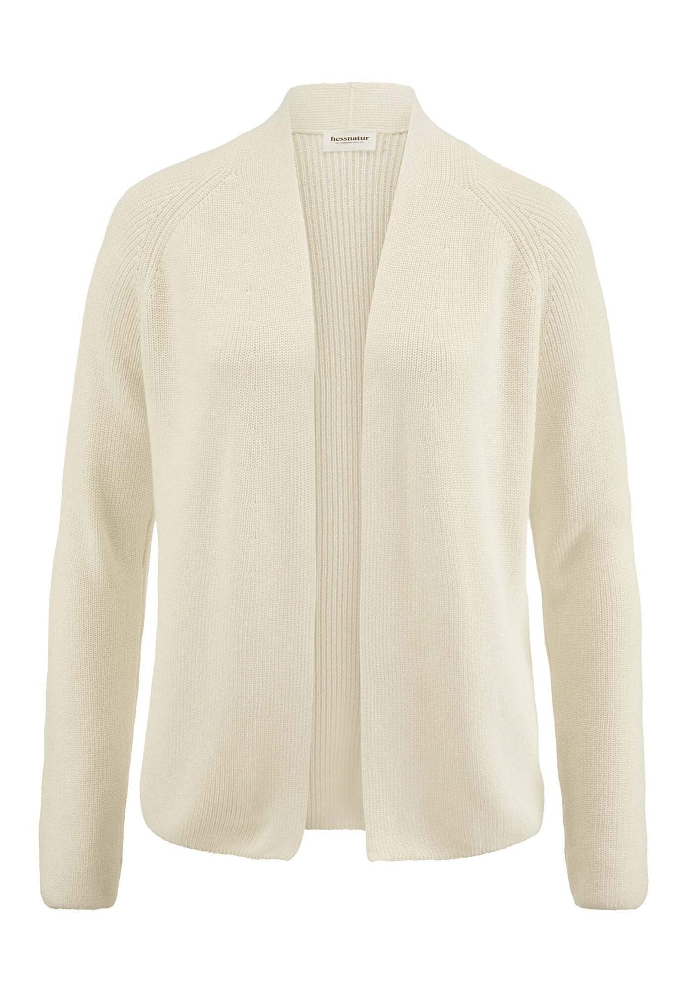 Hessnatur Strickjacke aus reiner Bio-Baumwolle (1-tlg)