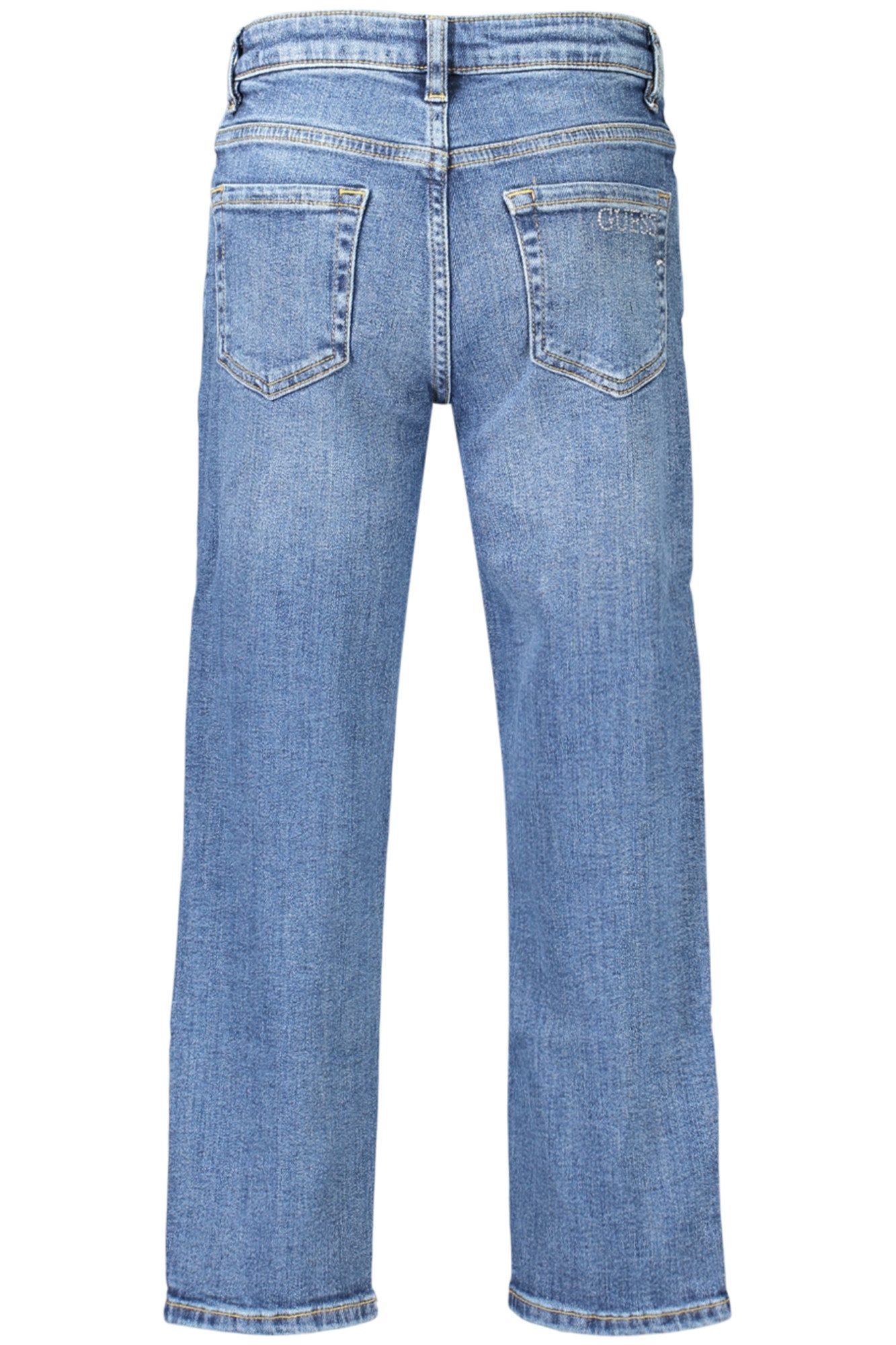 GUESS JEANS 5-Pocket-Jeans Mädchen Regular Fit Jeans Blau mit Verstellbarem Bund