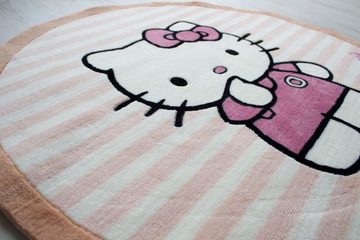 Teppich Hello Kitty BC-8 100 cm Runder Teppich HK-BC-08, Hello Kitty, Rund, Höhe: 5 mm